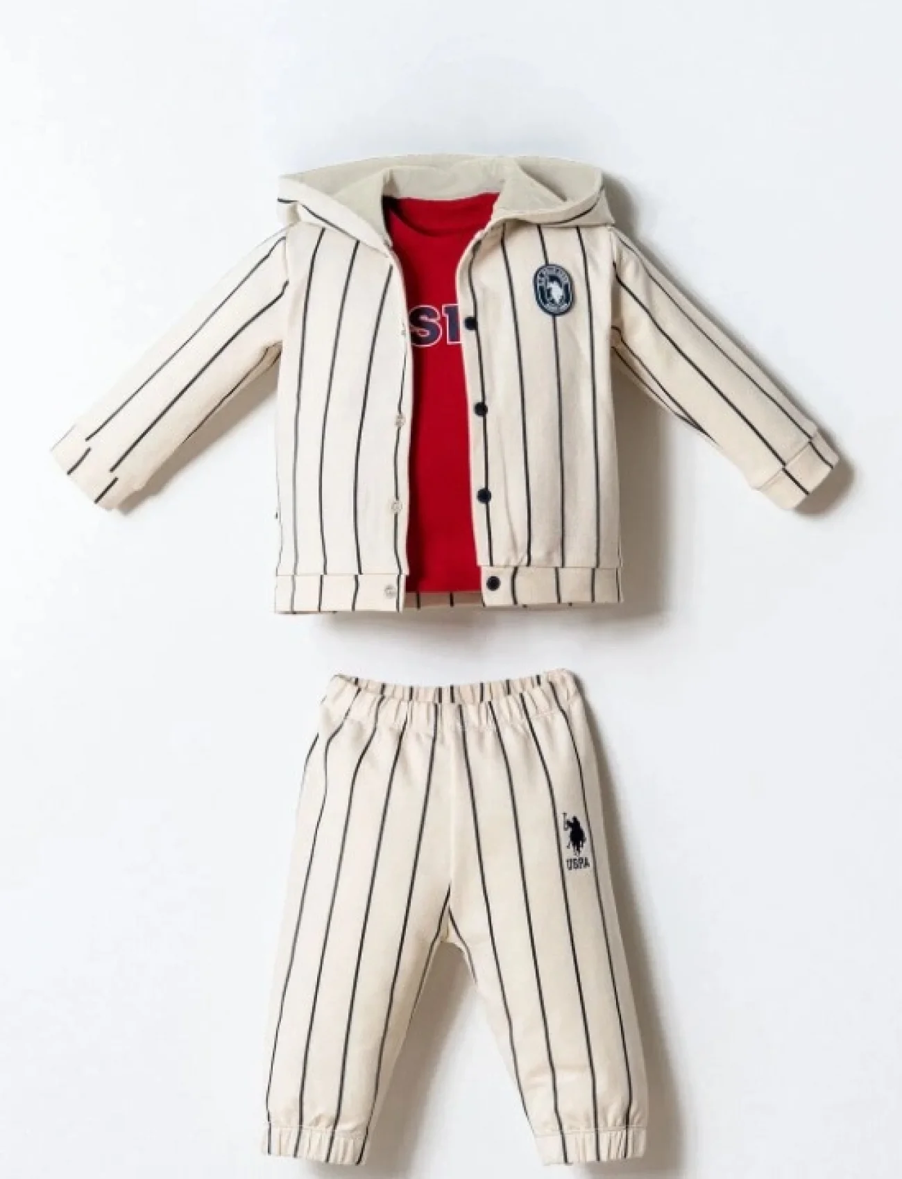 U.s. Polo 3lü Takım Usb2871 Kırmızı