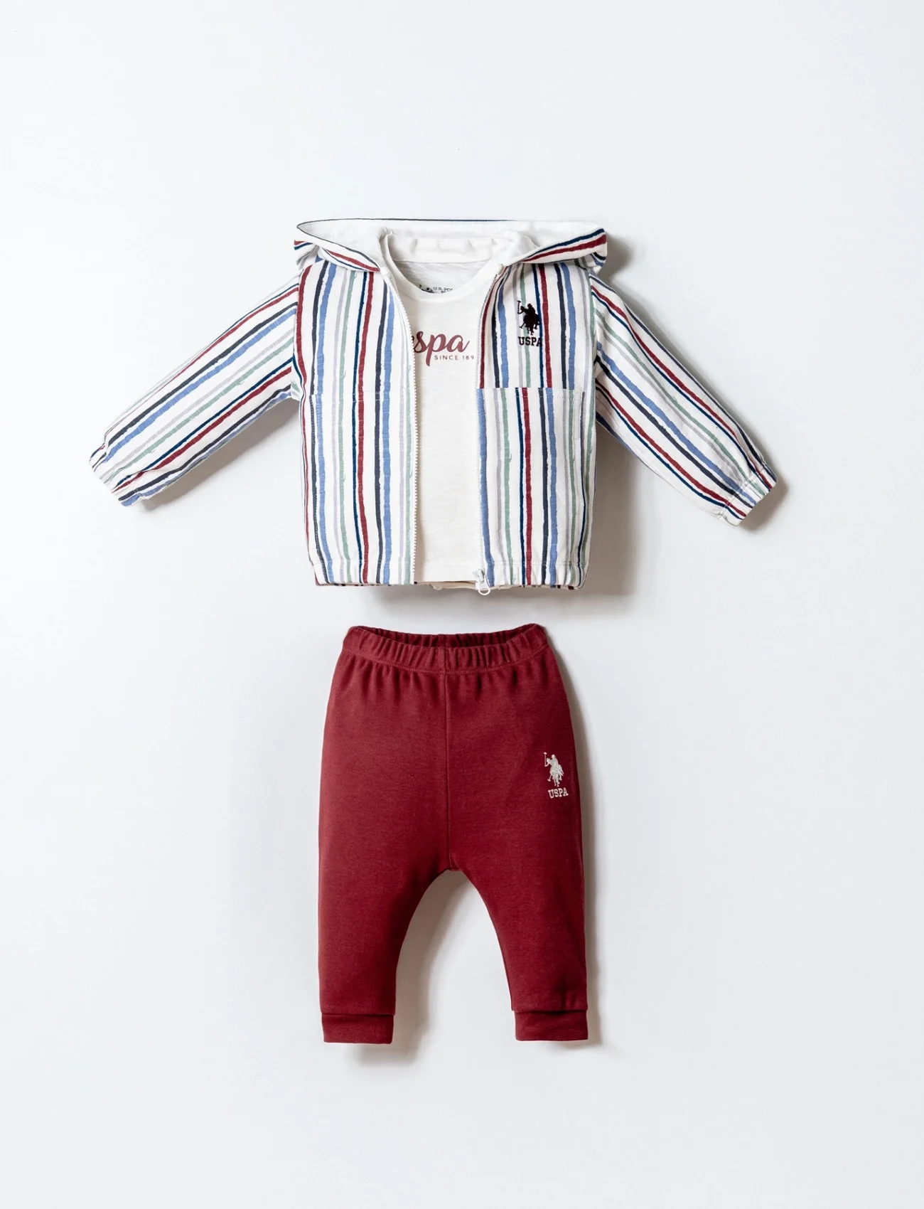 U.s. Polo 3lü Takım Usb2878 Beyaz