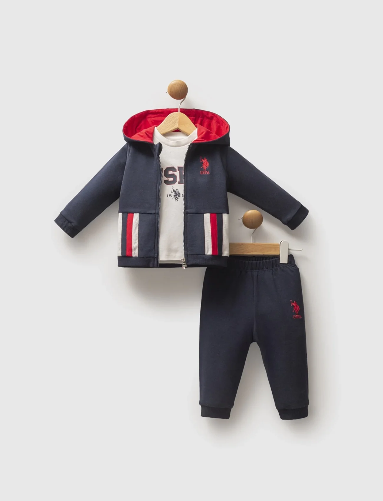 U.s. Polo Assn 3lü Takım Usb2537 Lacivert