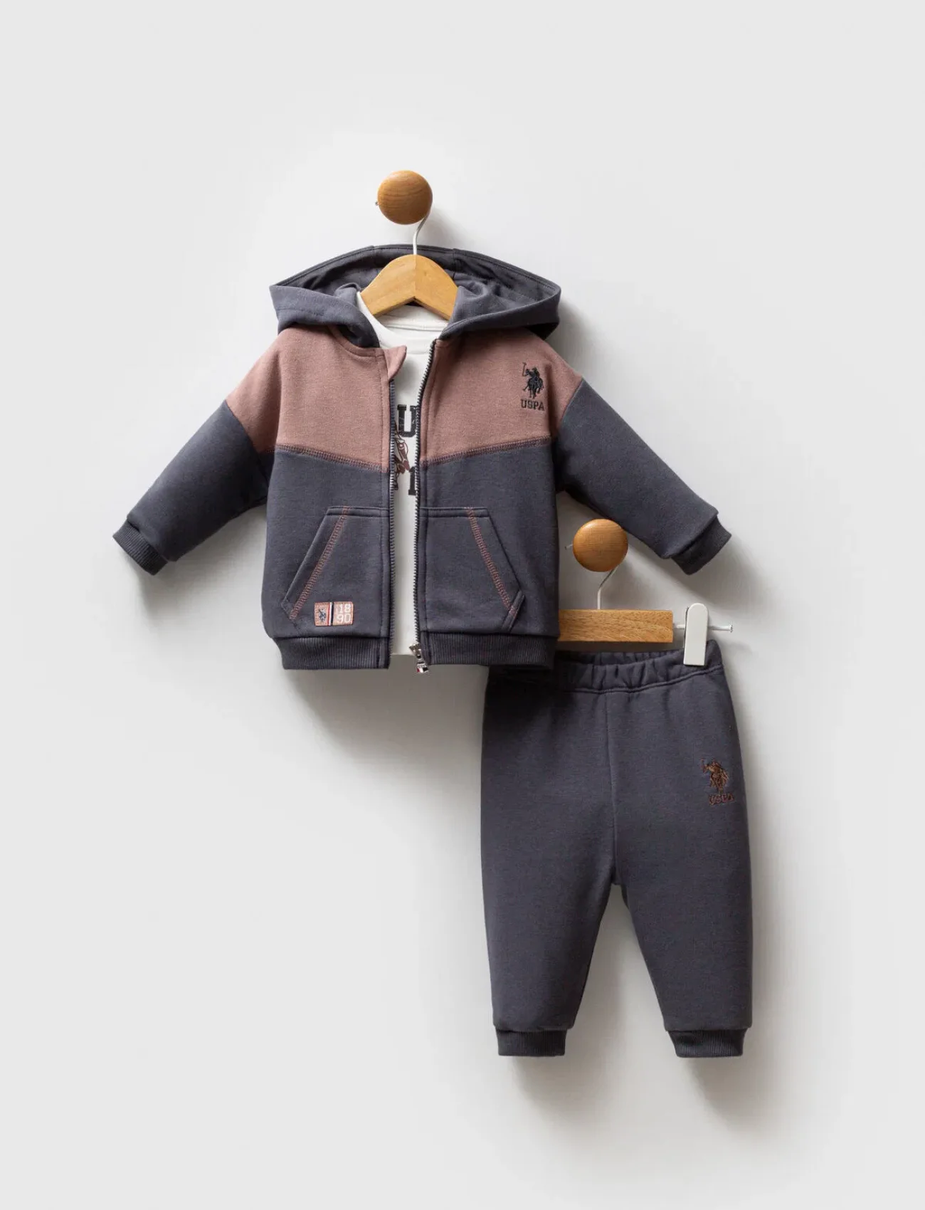 U.s. Polo Assn 3lü Takım Usb2561 Füme