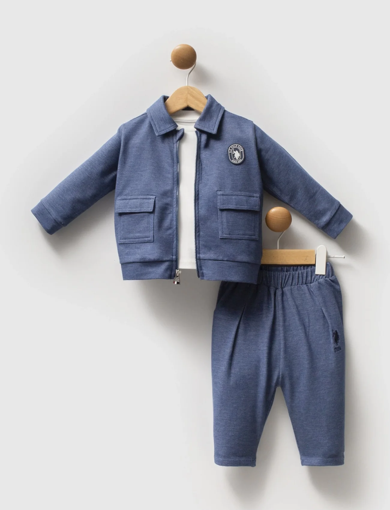 U.s. Polo Assn 3lü Takım Usb2597 Mavi