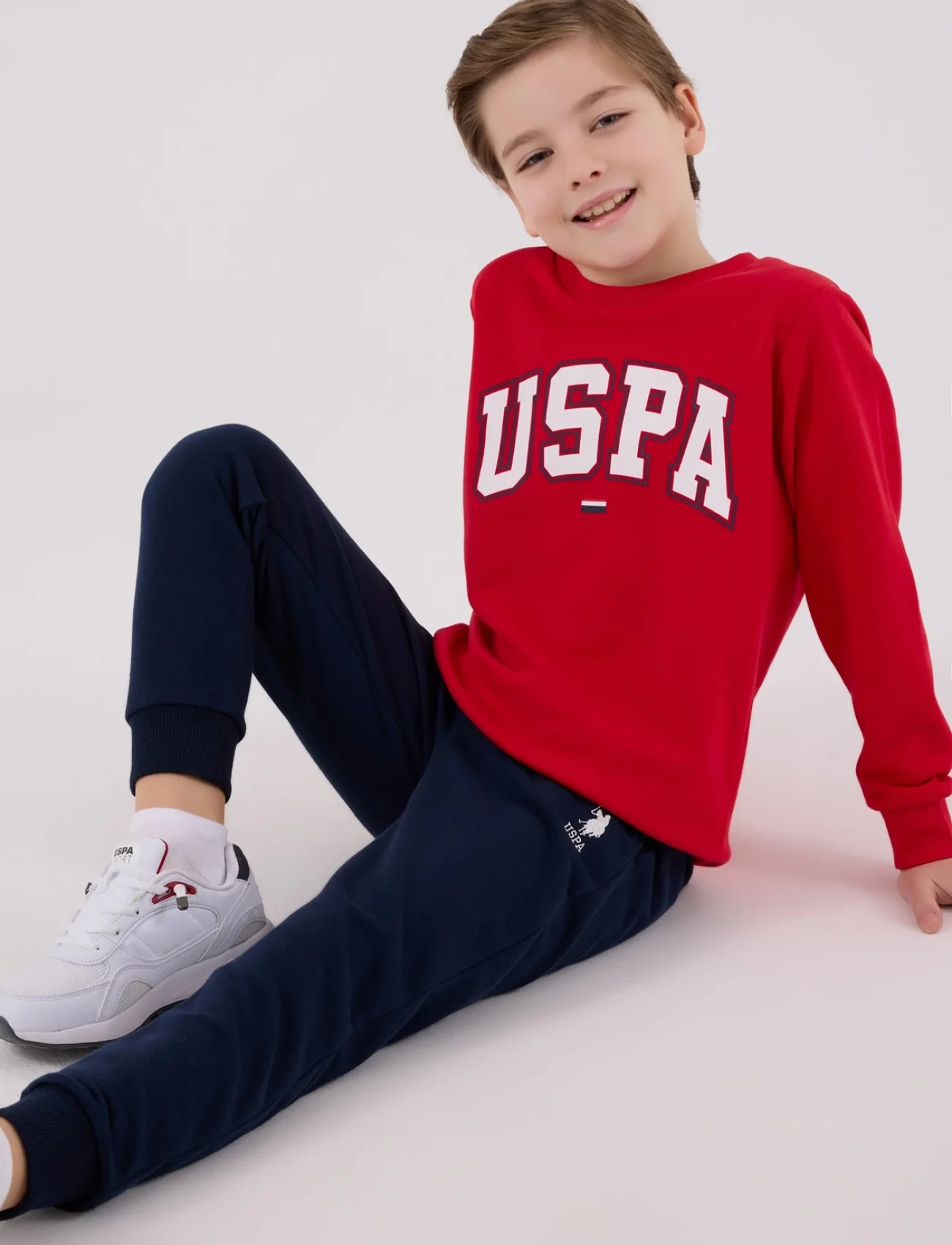 U.s. Polo Assn Eşofman Takımı Us2227-4 Kırmızı