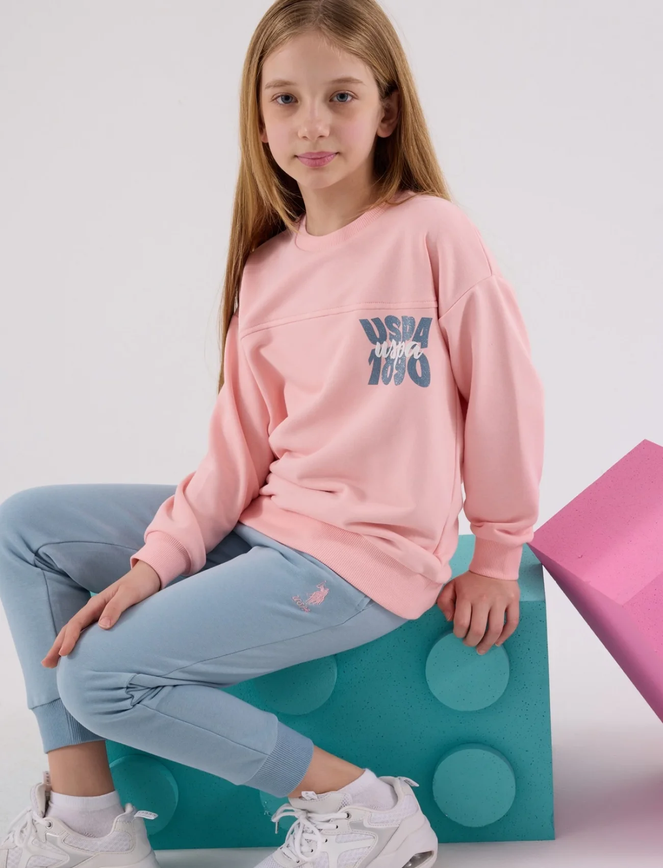 U.s. Polo Assn Eşofman Takımı Us2317-4 Açık Pembe