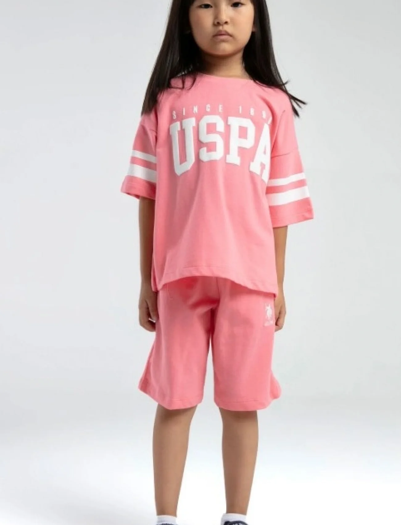 U.s. Polo Bermuda Takım Us2091-g Neon Pembe