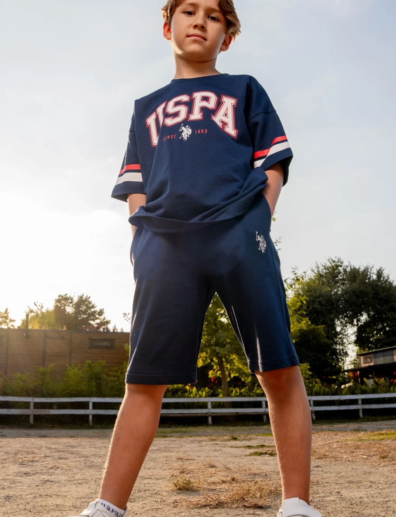 U.s. Polo Bermuda Takım Us2433-4 Lacivert