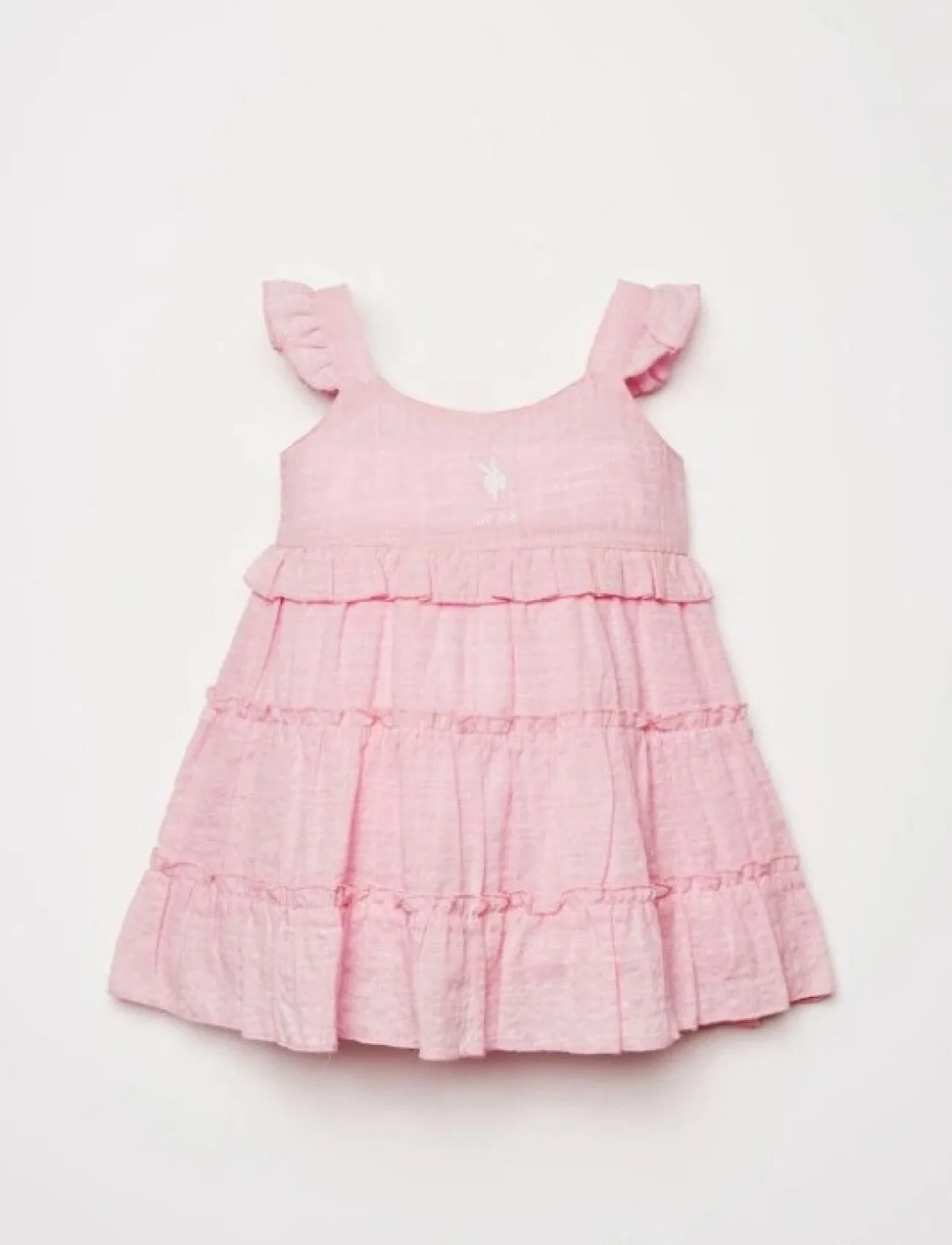 U.s. Polo Elbise Usb3033 Pembe