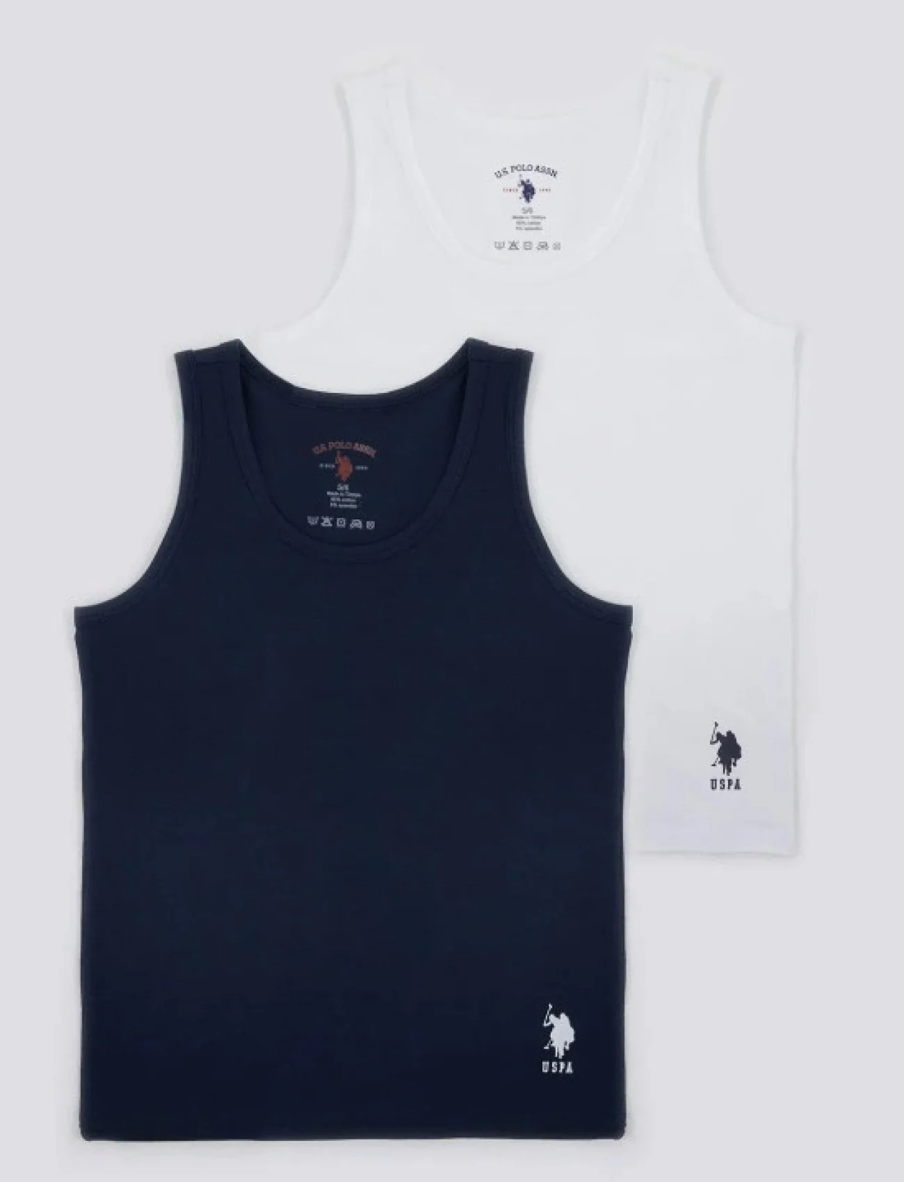 U.s. Polo Fanila Us1380 Navy-white
