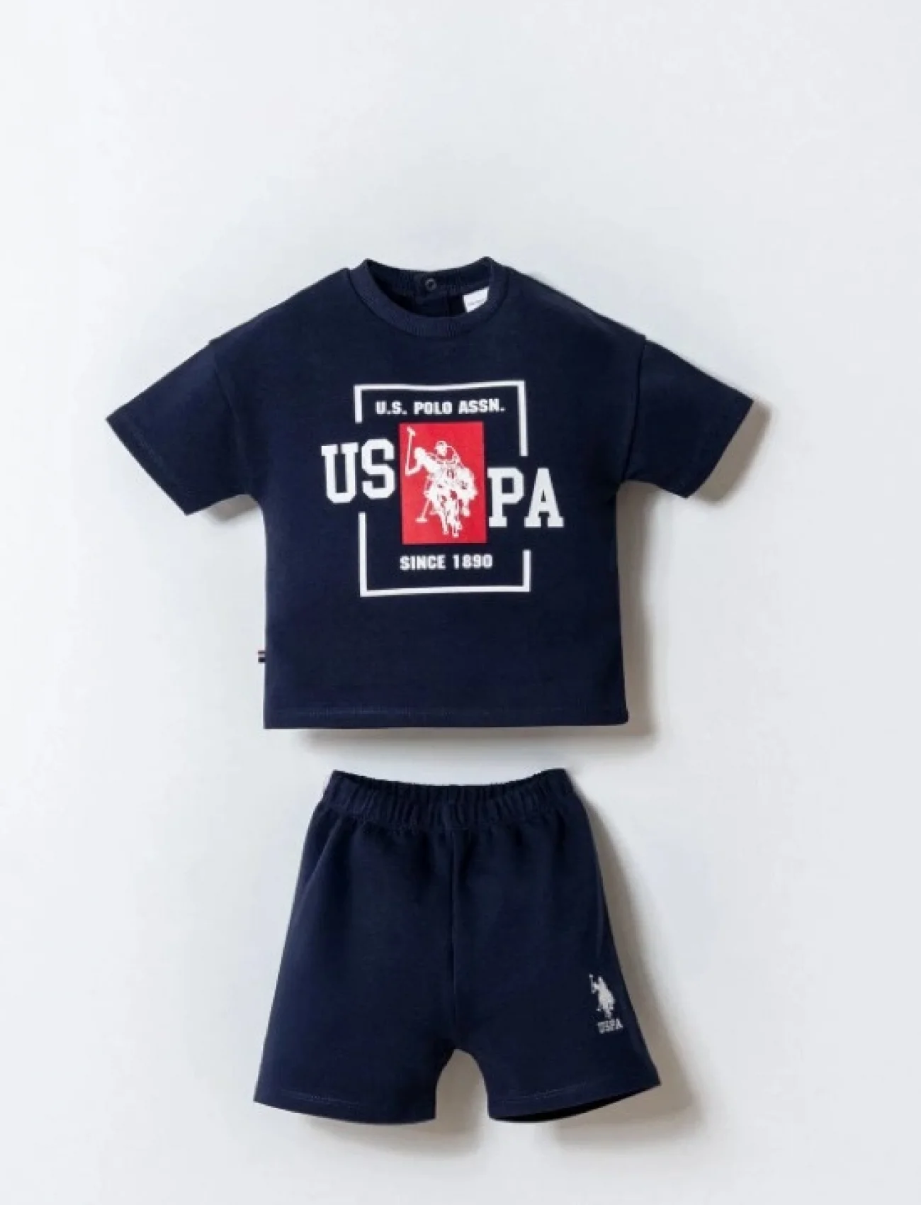 U.s. Polo Şortlu Takım Usb2868 Lacivert