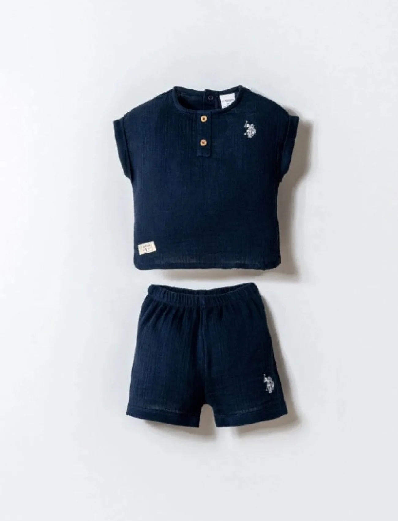 U.s. Polo Şortlu Takım Usb2882 Lacivert