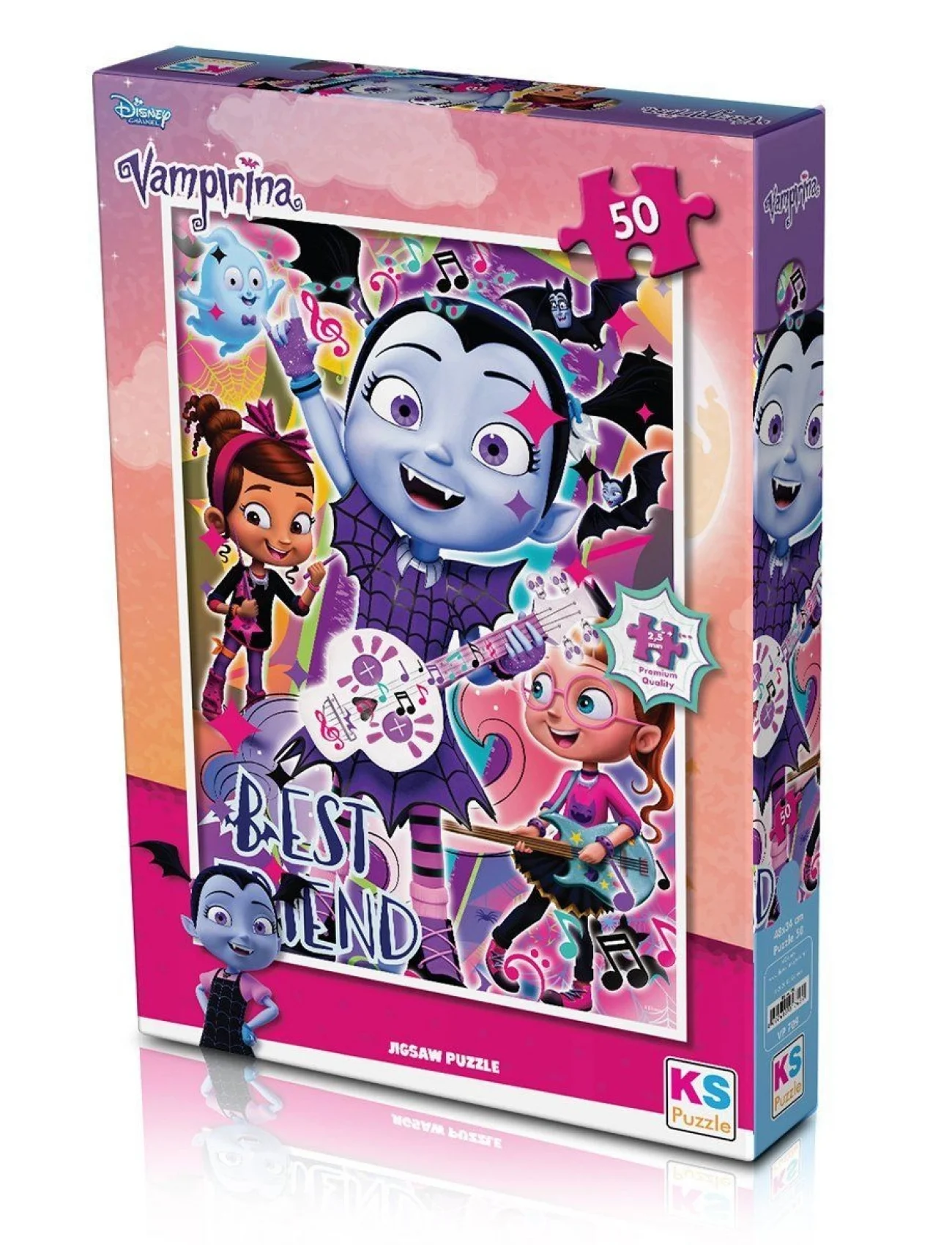 VP709 Vampirina 50 Parça Çocuk Puzzle -KS Puzzle