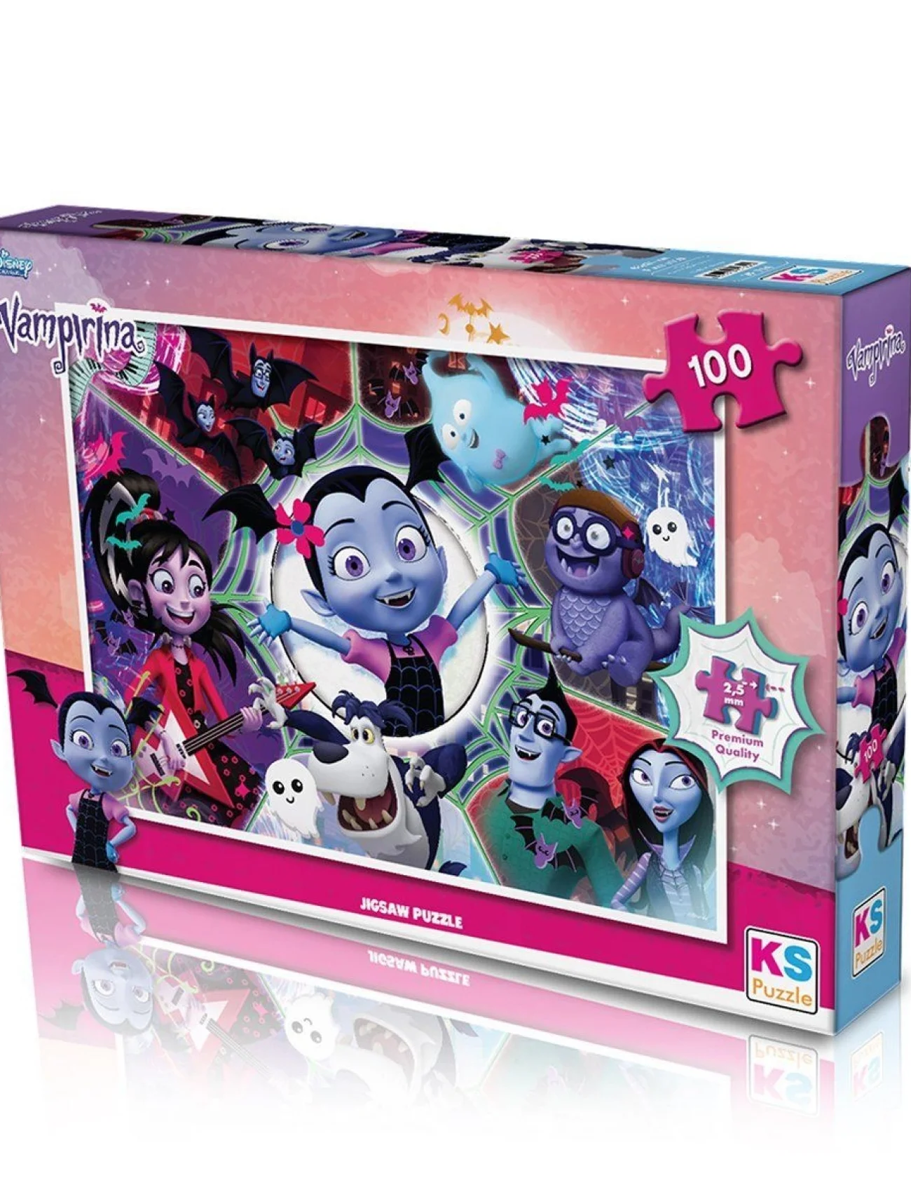 VP714 Vampirina 100 Parça Çocuk Puzzle -KS Puzzle