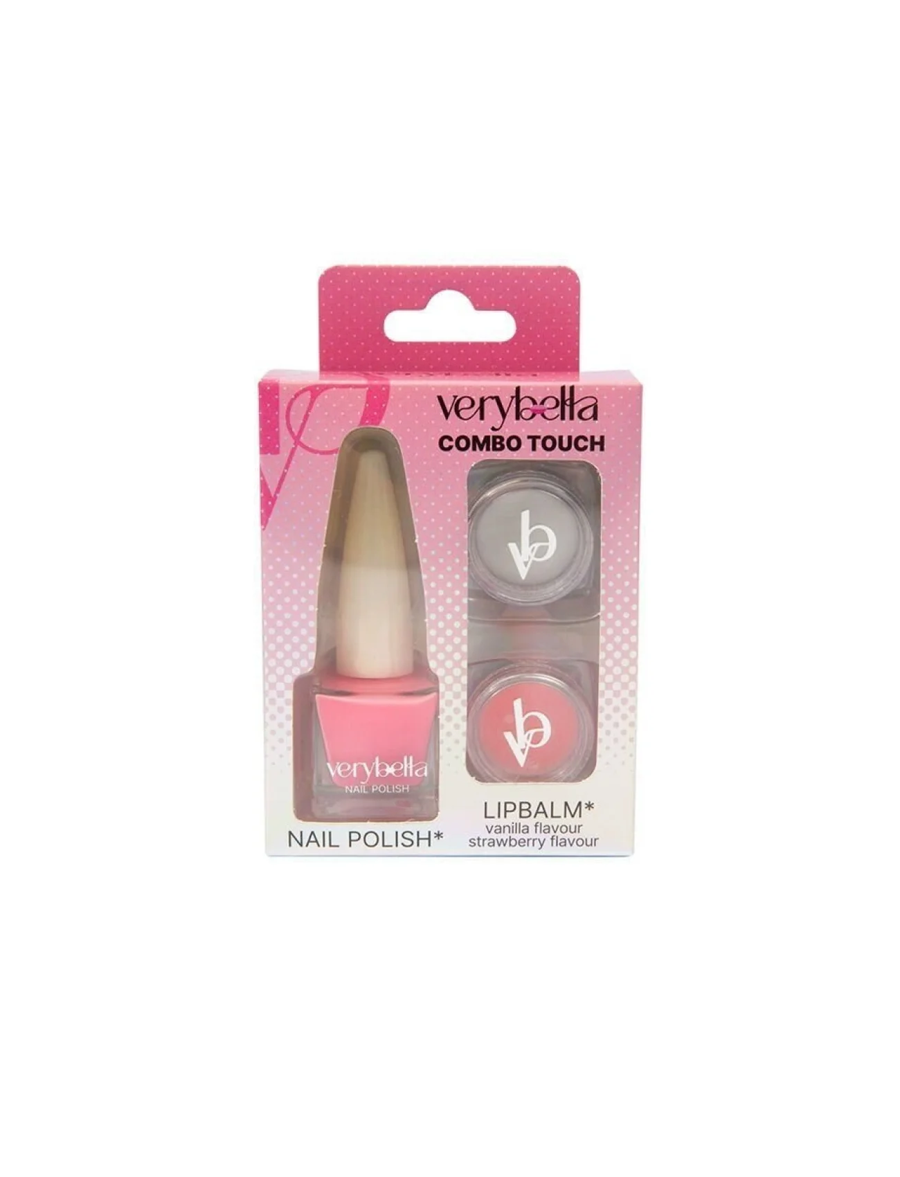 VRB37000 Very Bella - Bakım Seti (2 farklı renk ve aromalı lip gloss+oje)