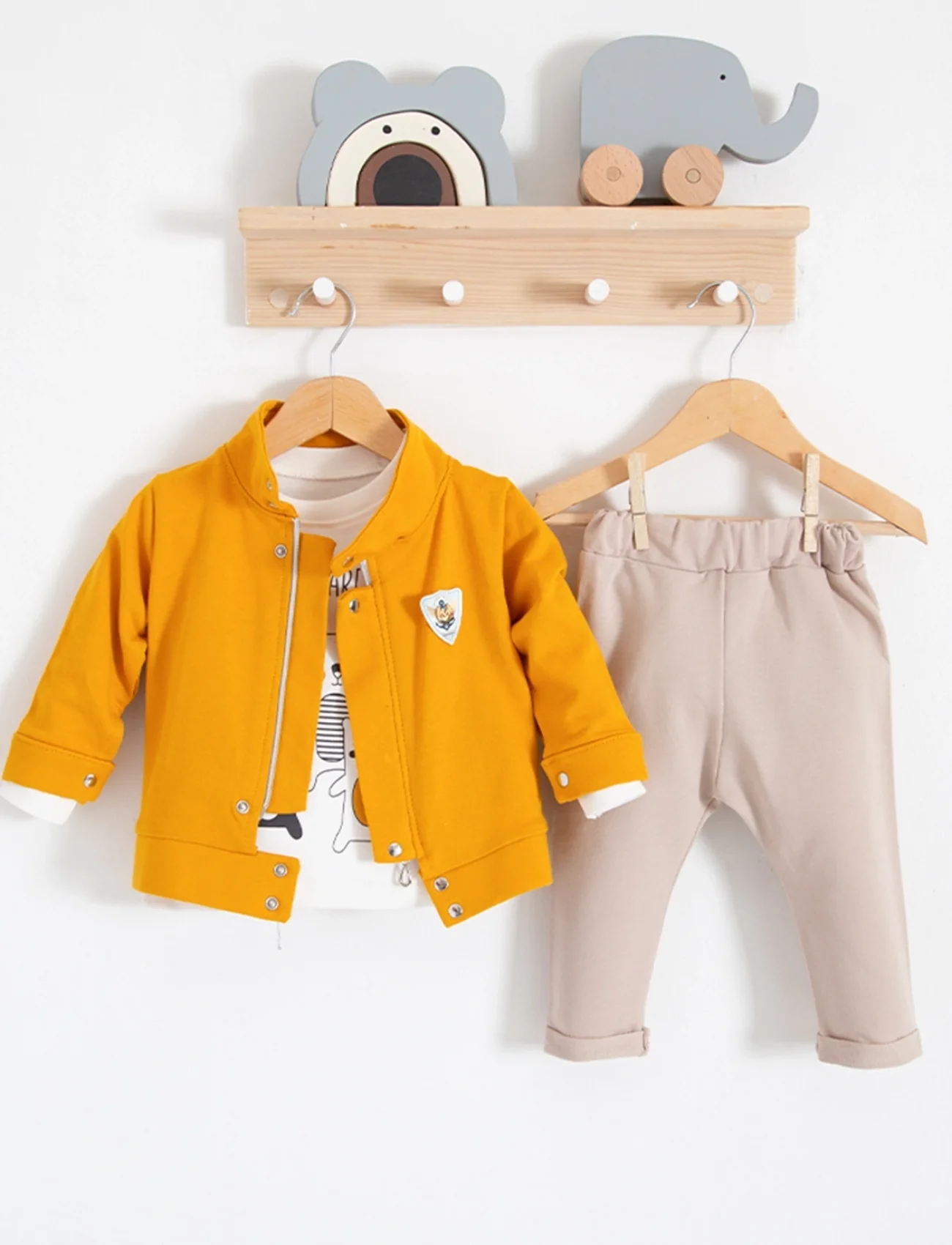 We Are Ceketli 3lü % 100 Pamuk Erkek Bebek Takımı