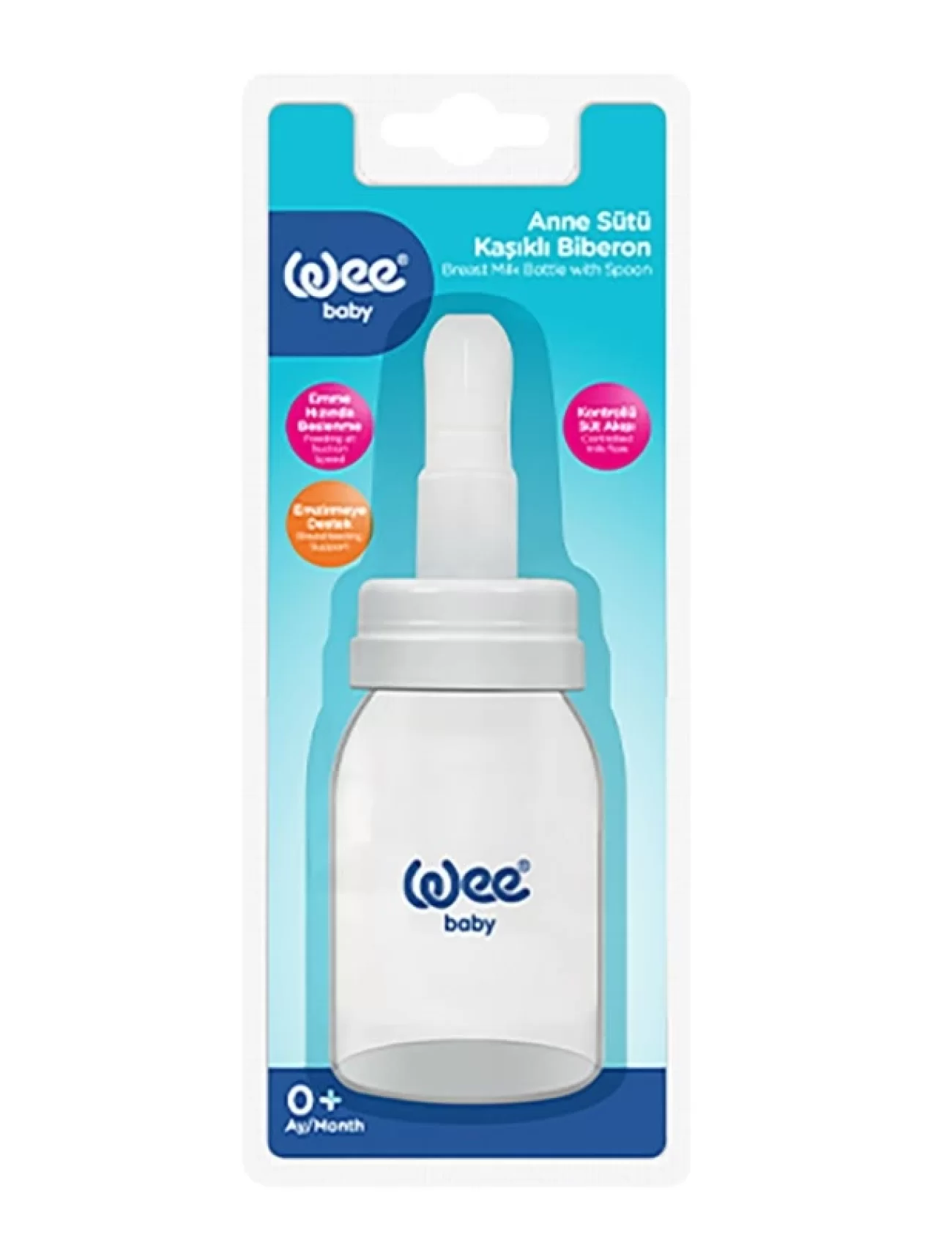 Wee Baby Anne Sütü Kaşıklı Biberon 988