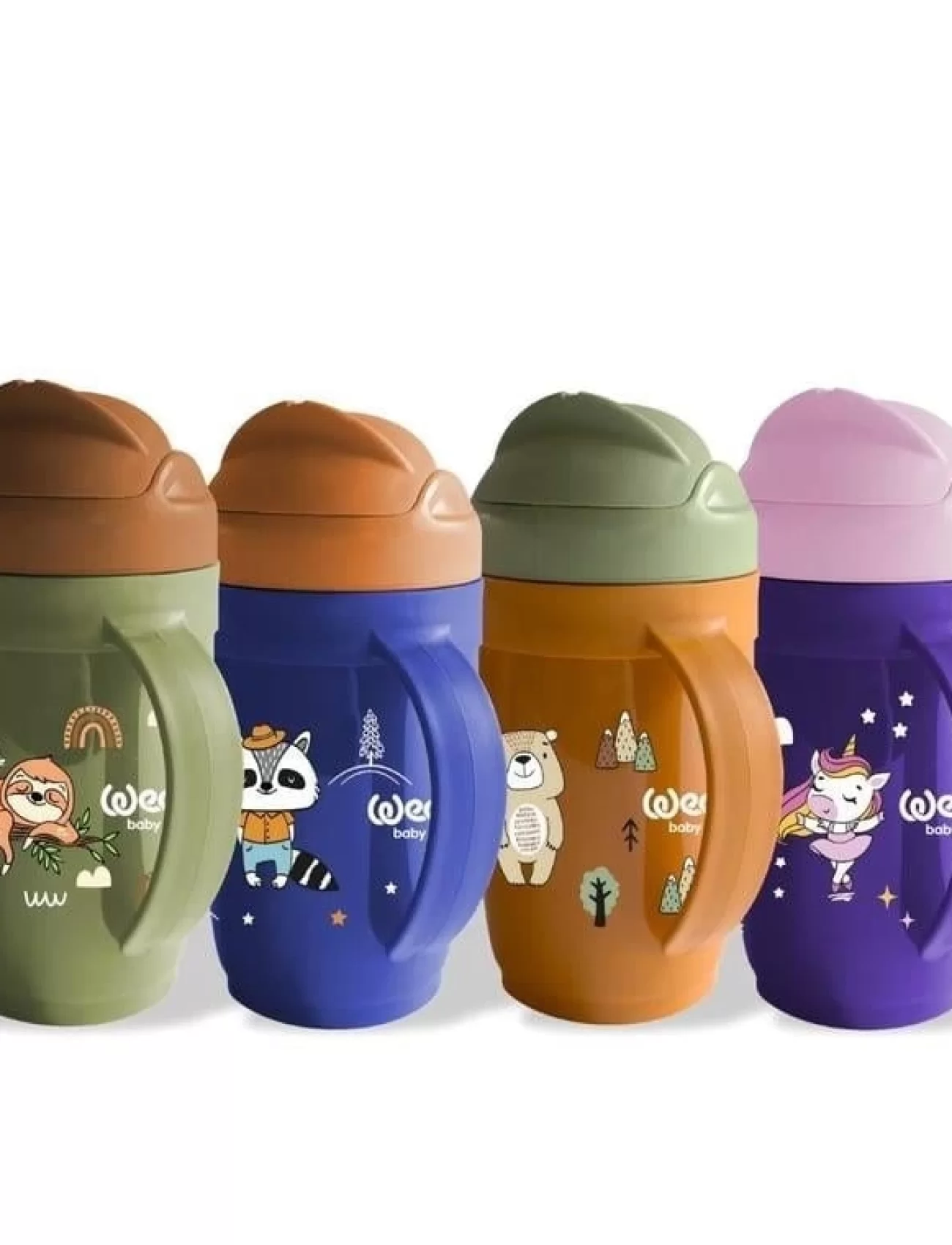 Wee Baby Friends Kulplu Pipetli Bardak 265 Ml 339