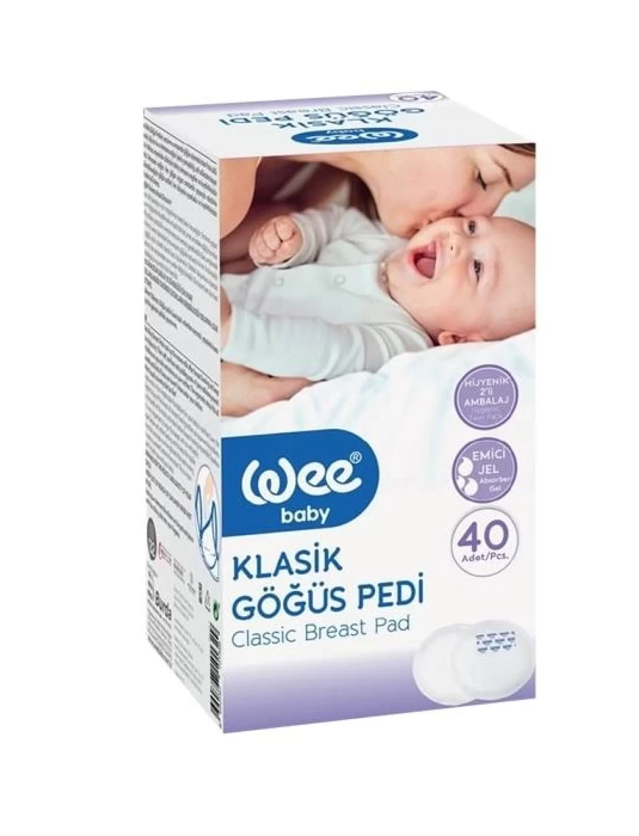 Wee Baby Klasik Göğüs Pedi 40 Adet 132