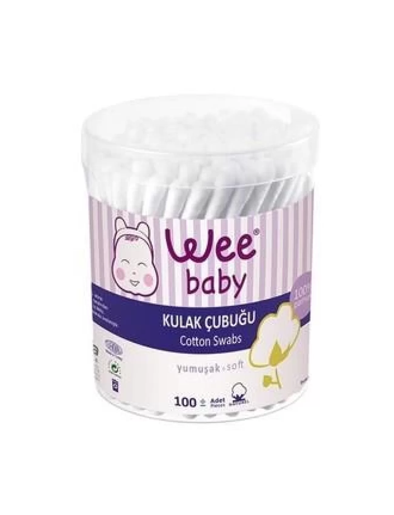 Wee Baby Kulak Temizleme Çubuğu (100 Adet) 905