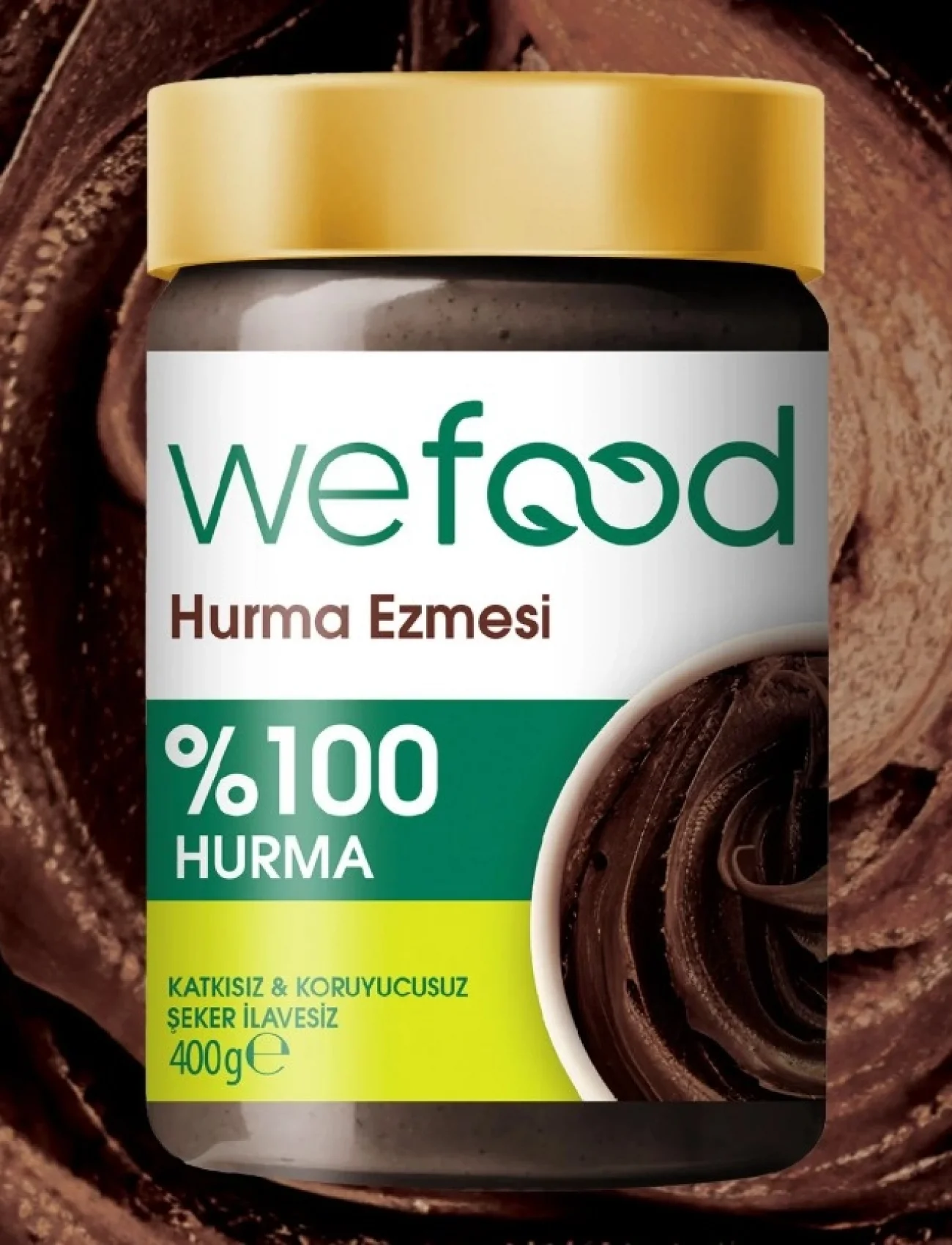 Wefood %100 Sade Hurma Ezmesi 400 Gr