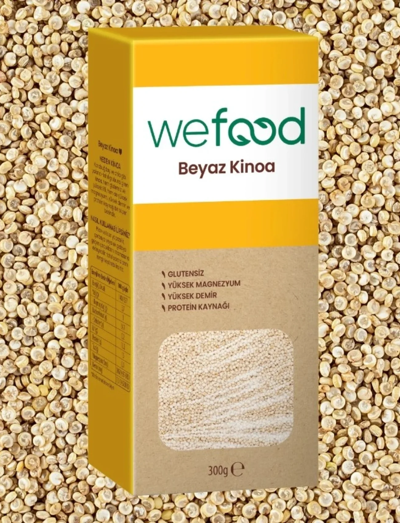 Wefood Beyaz Kinoa 300 Gr