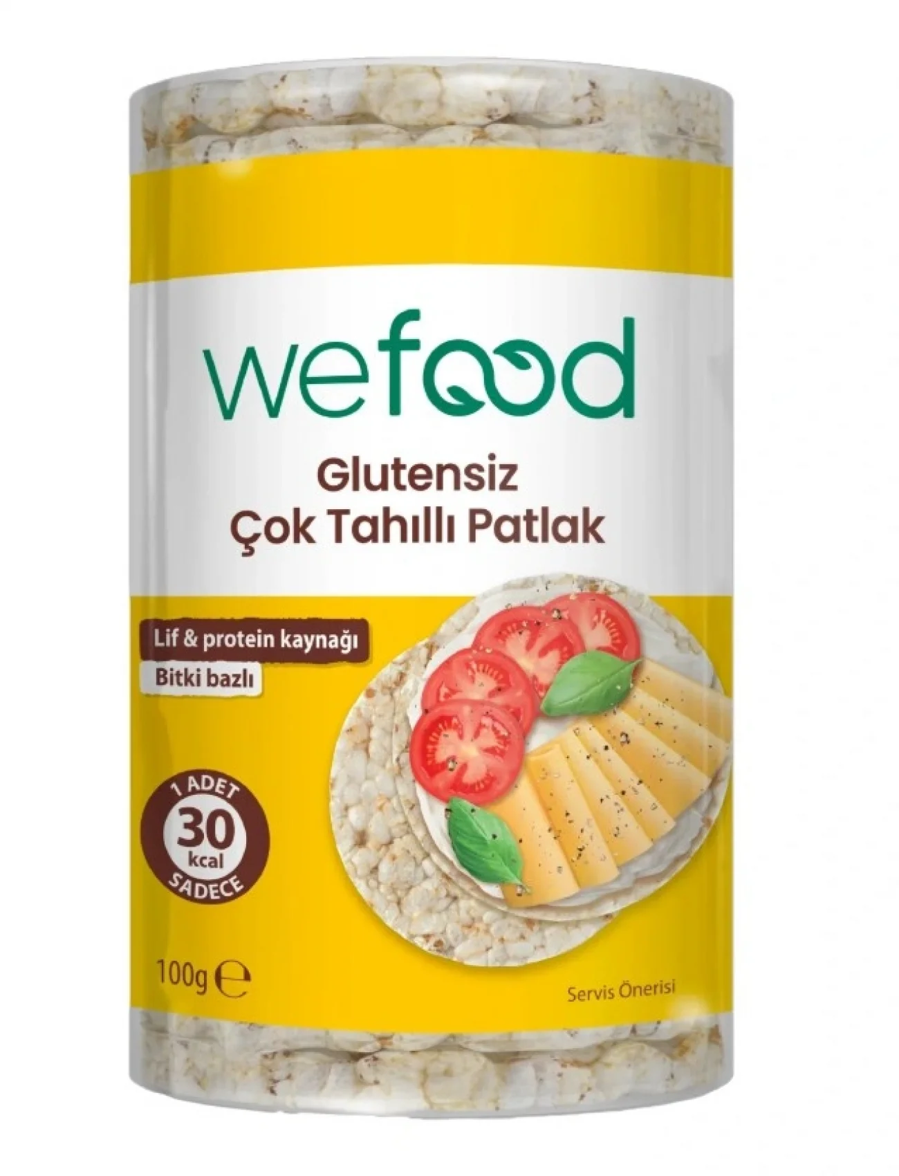 Wefood Çok Tahıllı Pirinç Patlağı 100 Gr