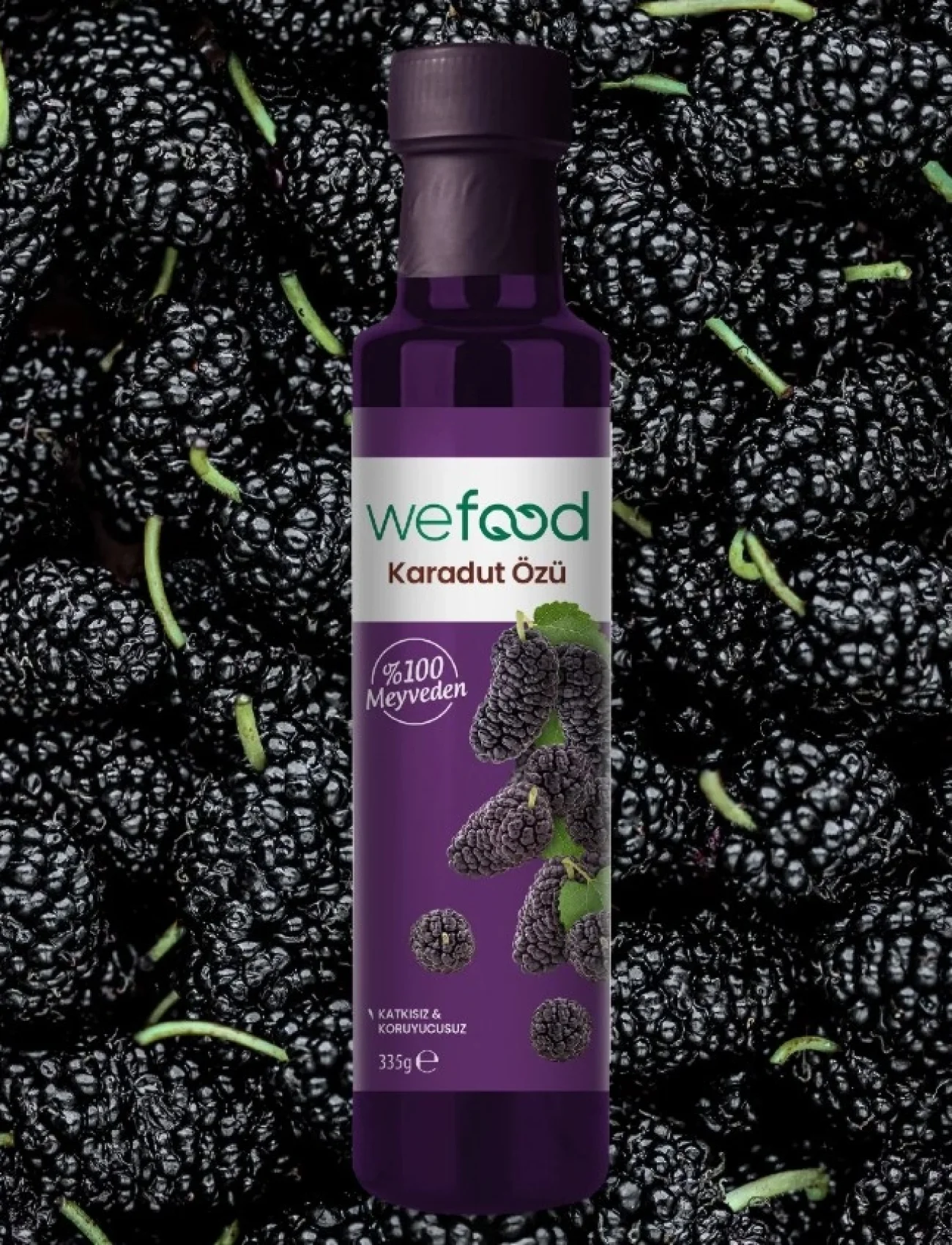 Wefood Karadut Özü 335 Gr