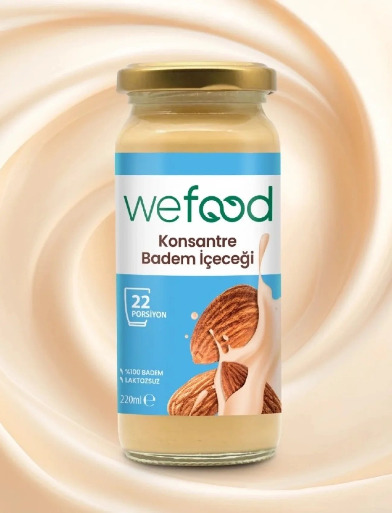Wefood Organik Badem Sütü Konsantresi 220 Gr