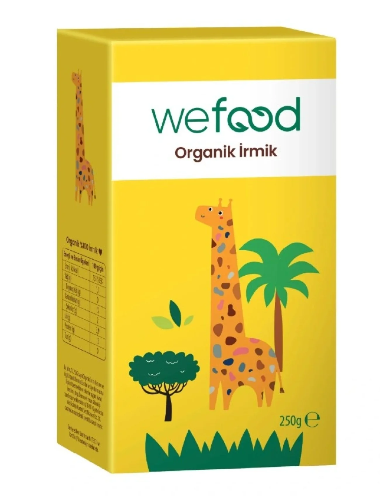 Wefood Organik İrmik 250 Gr