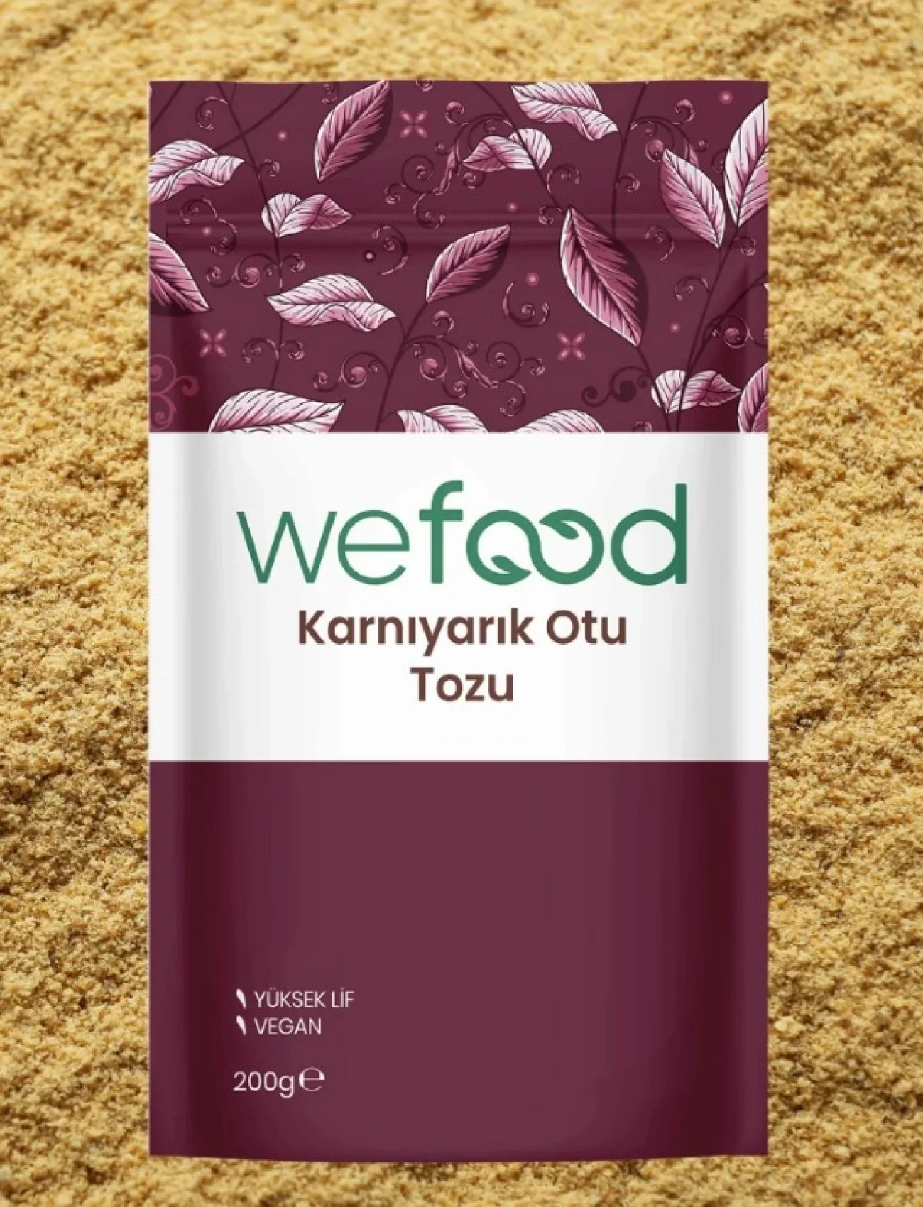 Wefood Organik Karnıyarık Otu Tozu 200 Gr