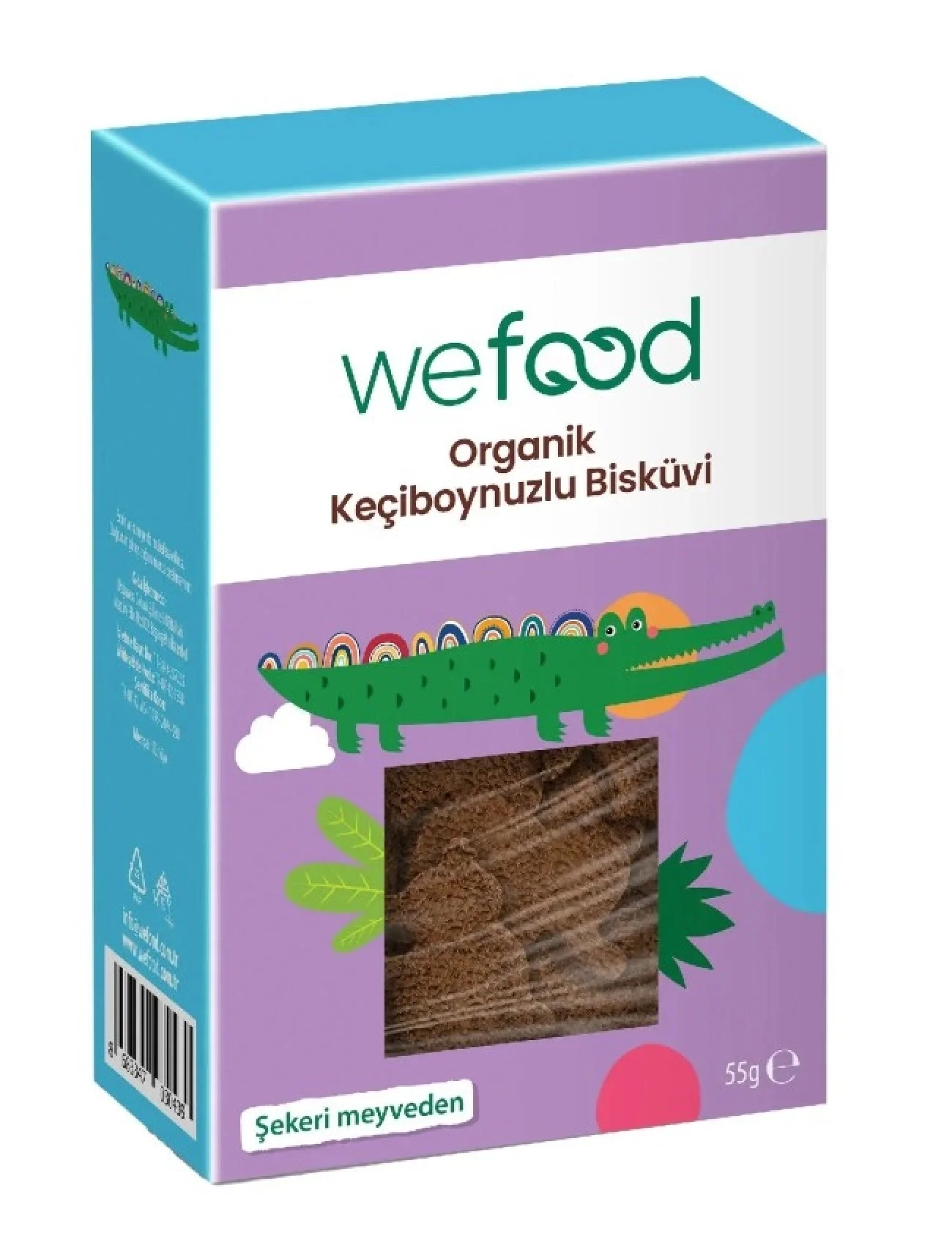 Wefood Organik Kids Keçiboynuzlu Bisküvi 55 Gr