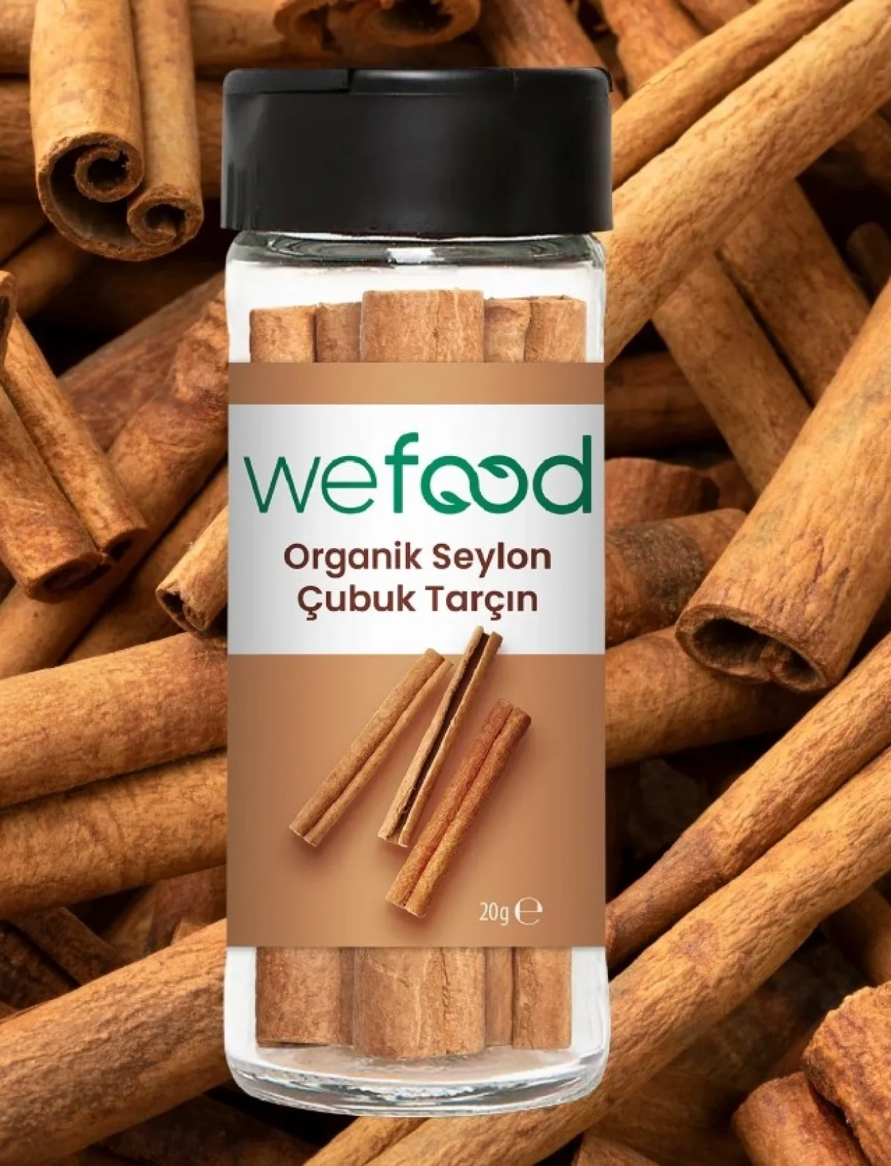 Wefood Organik Seylon Tarçın Çubuk 20 Gr