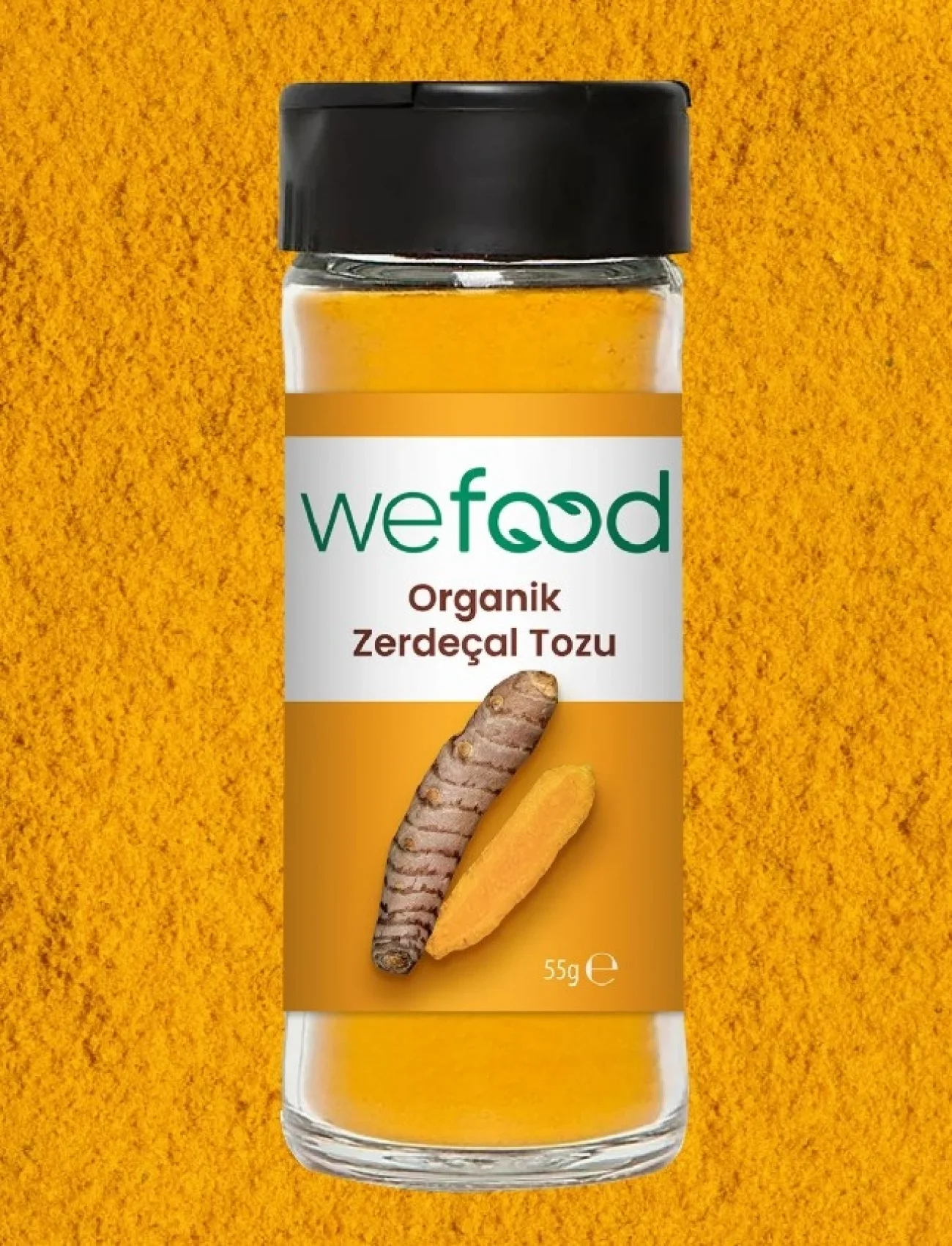 Wefood Organik Zerdeçal Tozu 55 Gr