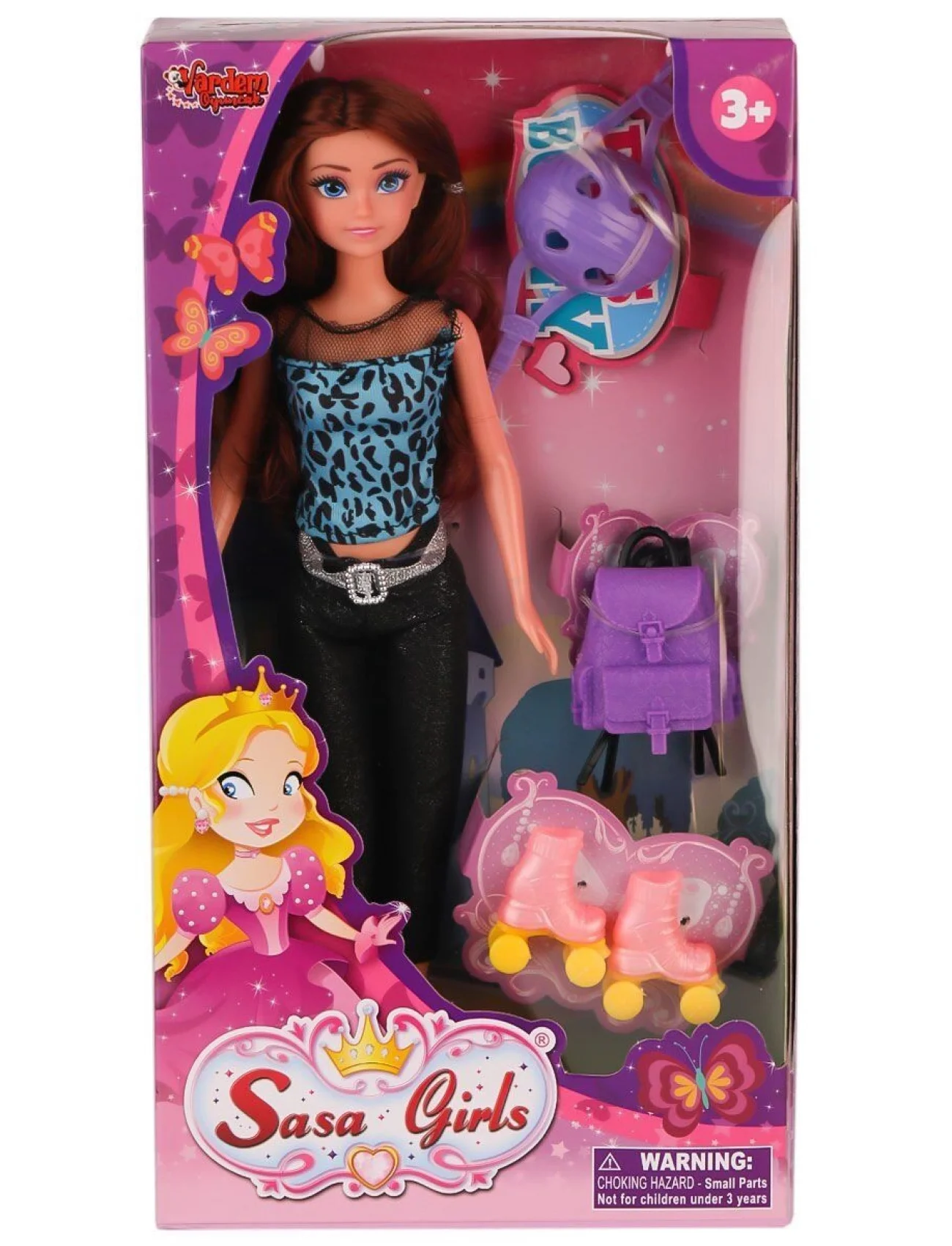 WG-115070  Aksesuarlı Patenci Bebek 29 cm - Vardem Oyuncak