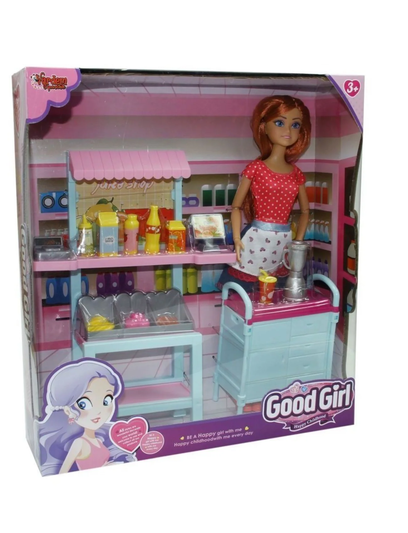 WG-115120 Kutulu 29 cm Aksesuarlı Kafe - Vardem Oyuncak