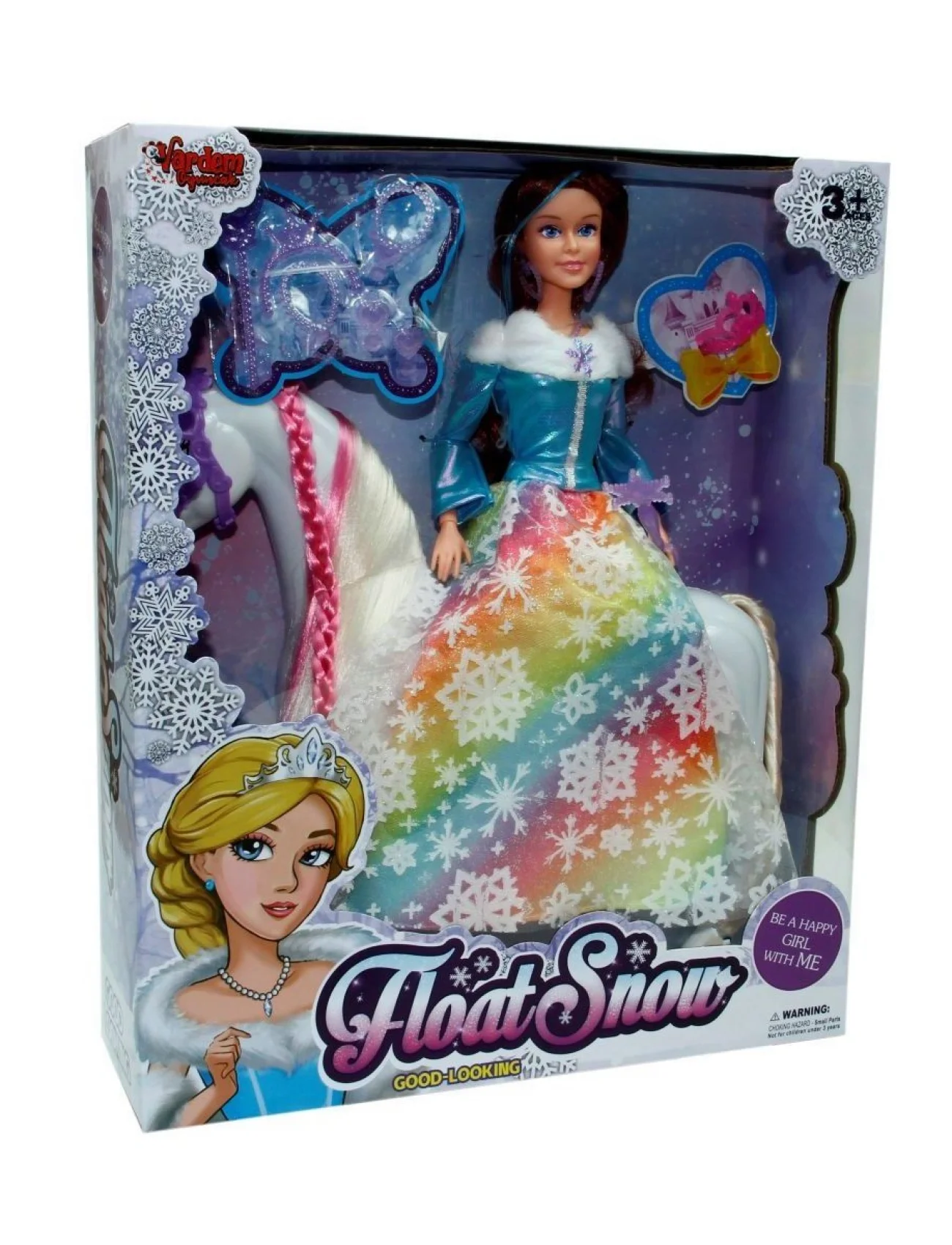 WG-66741 Kutulu 29cm Aksesuarlı Atlı Bebek - Vardem Oyuncak