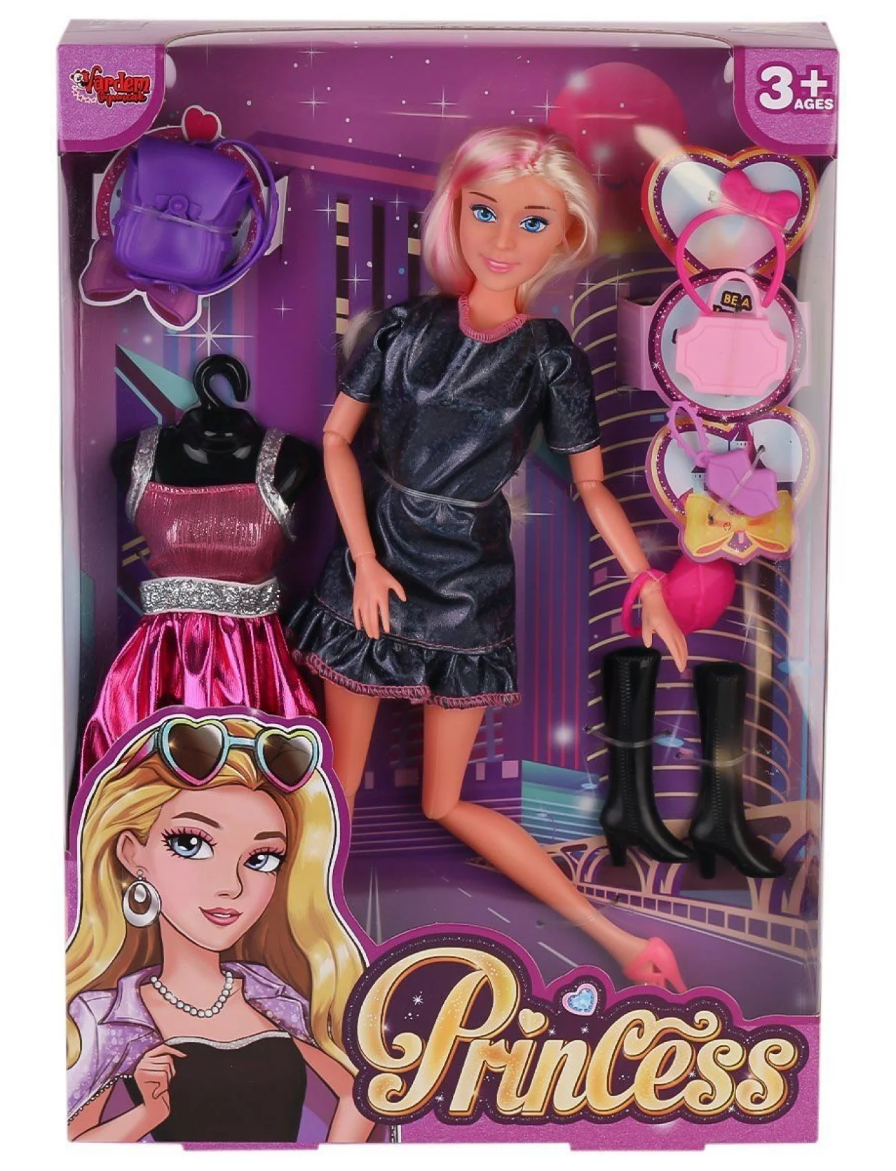 WG-66813 Yedek Elbiseli Bebek 29 cm - Vardem Oyuncak