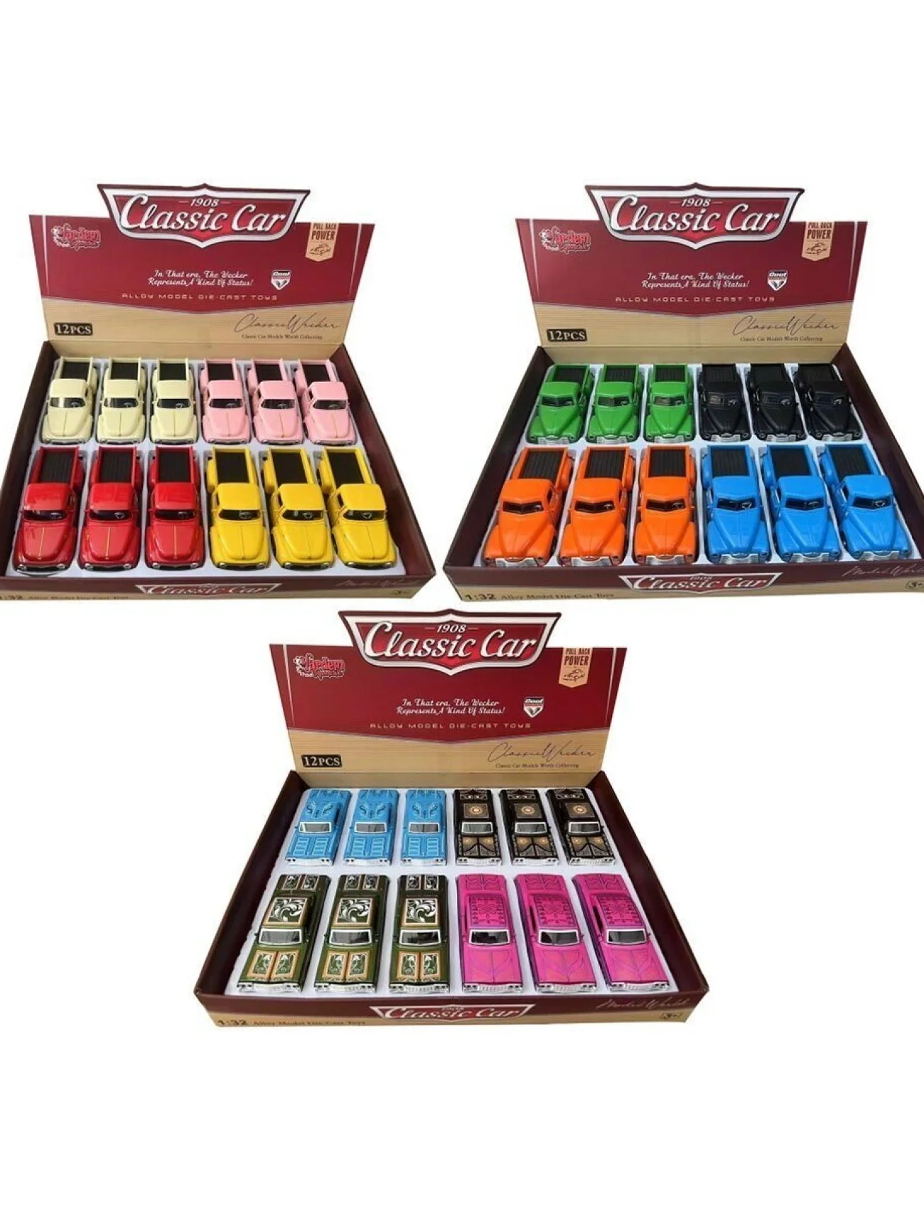 WK-615-15B-16B-17B CB 1 32 RENKLİ ARABA VE KAMYONET