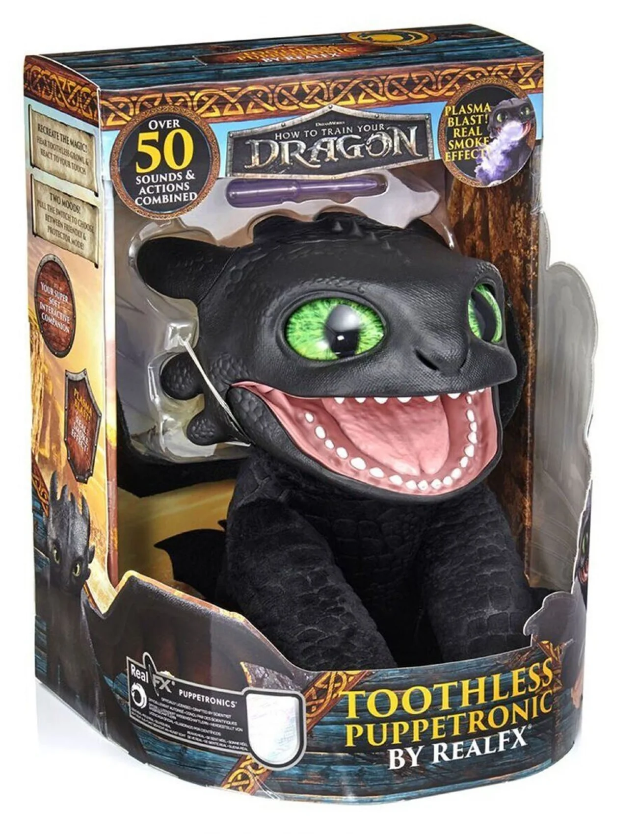 WS HTTYD-1001 Real FX Toothlees 30 cm Elektronik Kukla