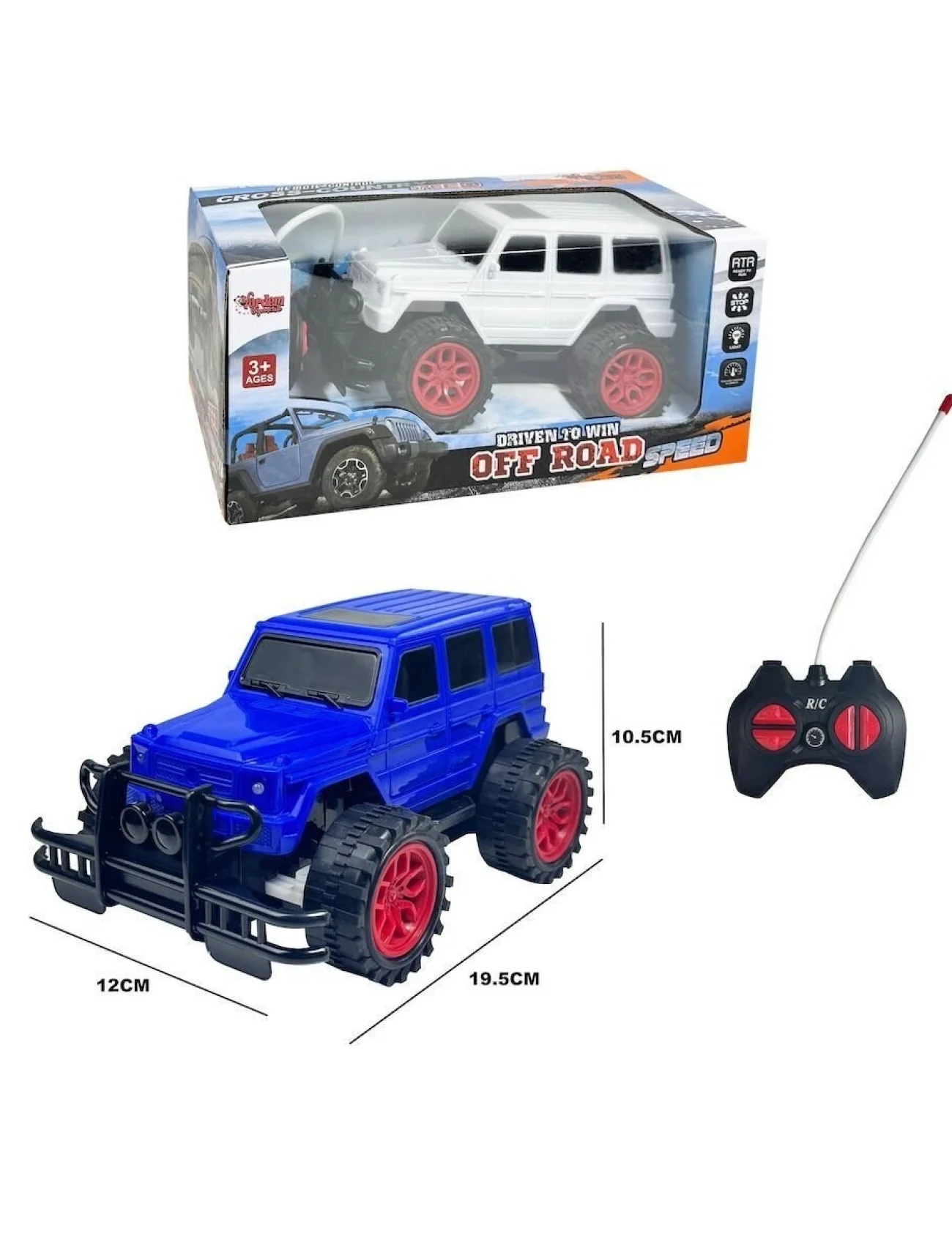 XF-789-905A-Vardem Uzaktan Kumandalı Işıklı Jeep Cross-Country 1:20