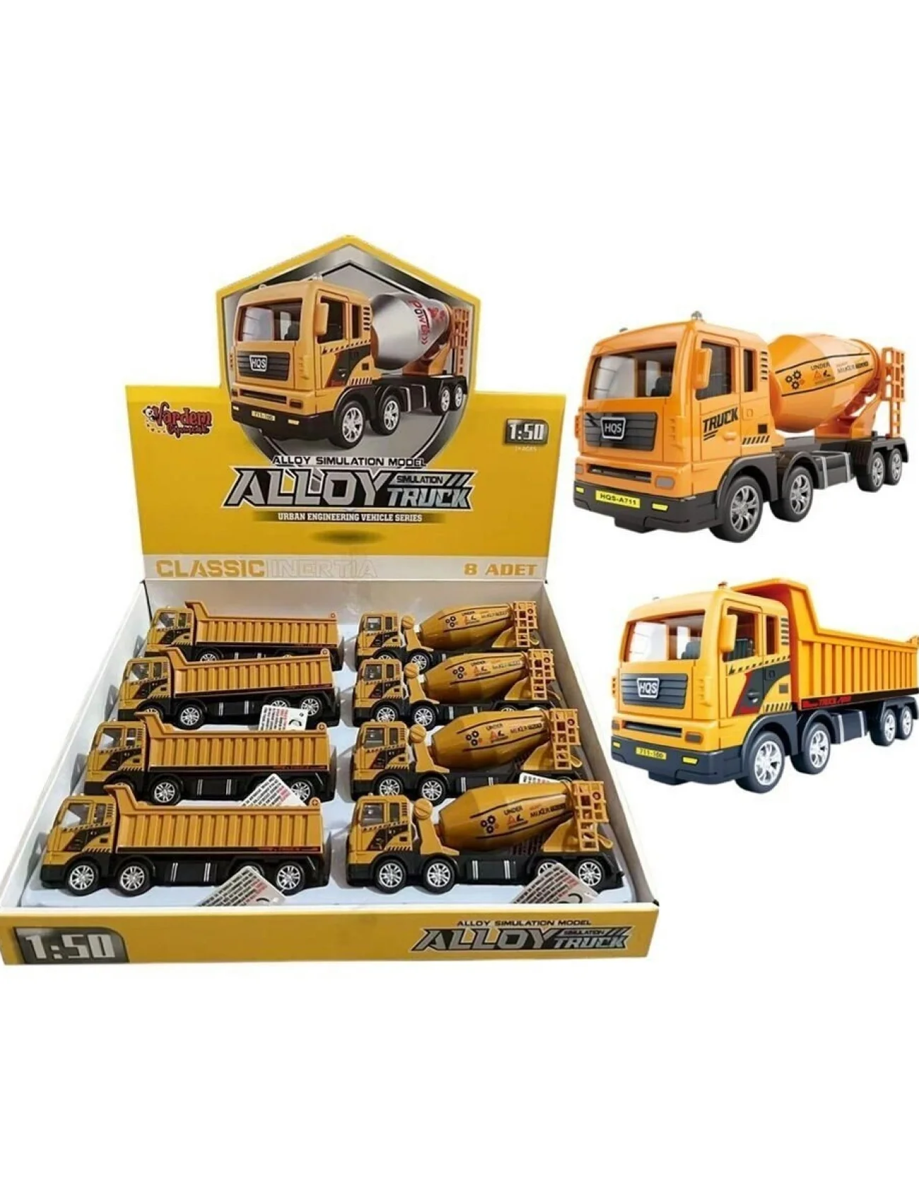 YH-711-55A-1A SÜRTMELİ METAL 1:50 SARI BETON