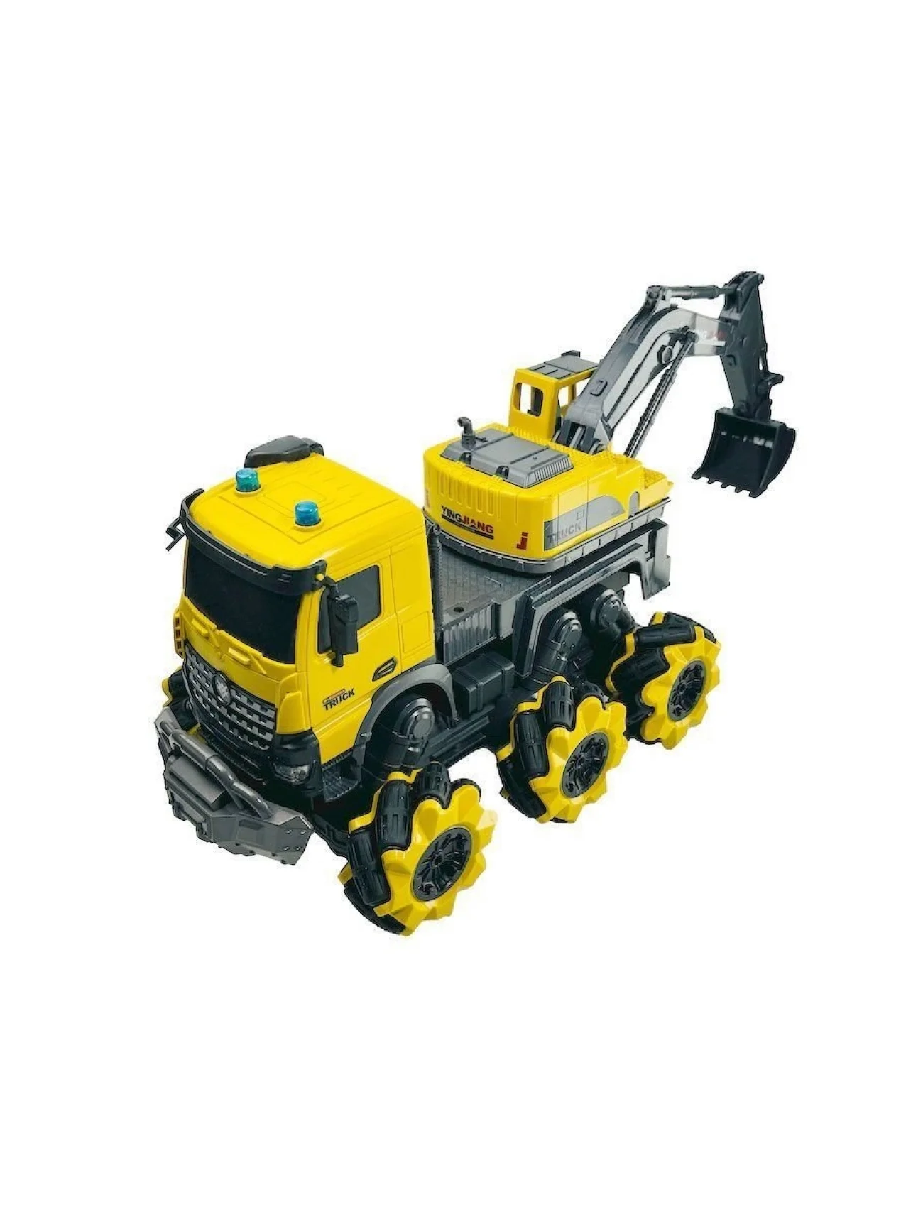 YJ-075-4 1:14 Uzaktan Kumandalı Full Fonksiyon 2.4G Kamyon Kazıcı -Vardem