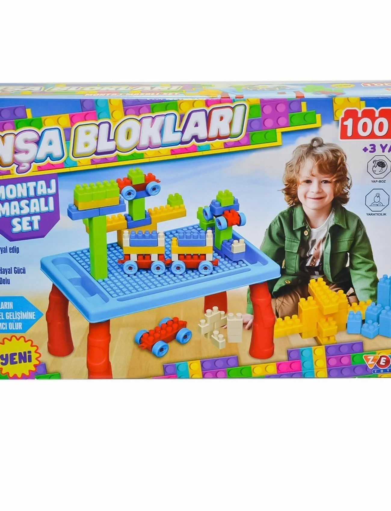 ZEY2031 İnşa Blokları Erkek Seti - Zey Toys