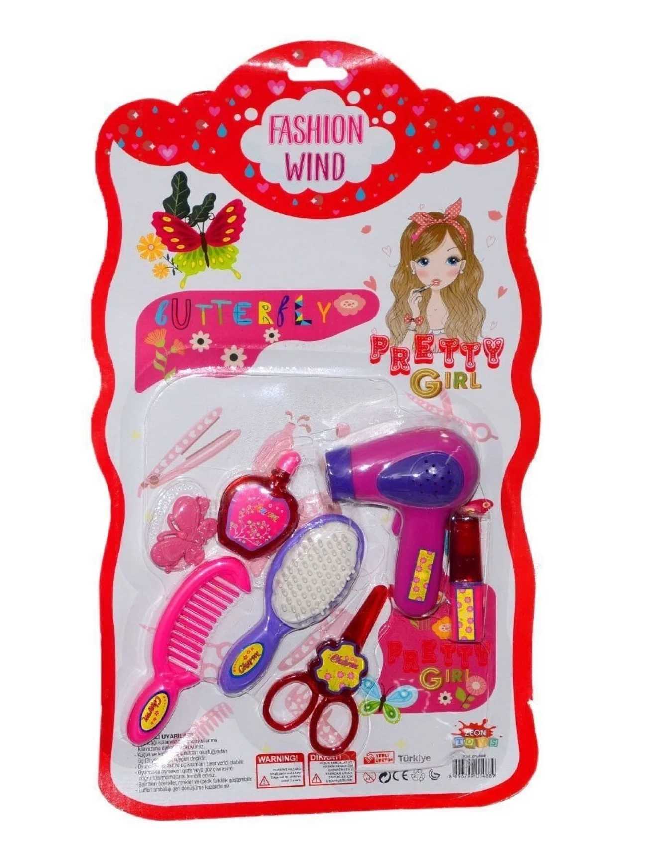 ZN-0598 Kartela Güzellik Seti -Zeon