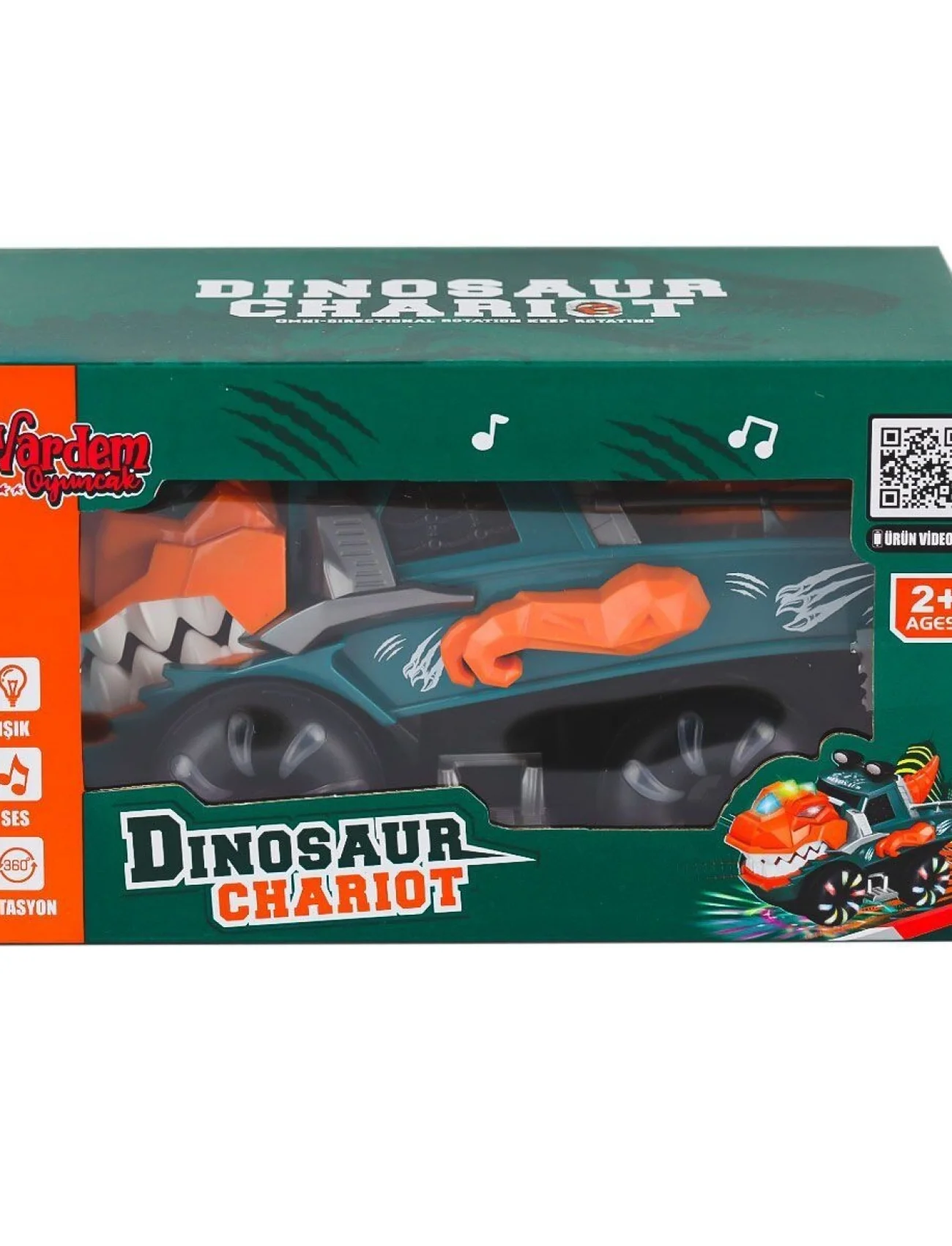 ZR171-1 Işıklı Müzikli Hareketli Dinazor -Varden Oyuncak