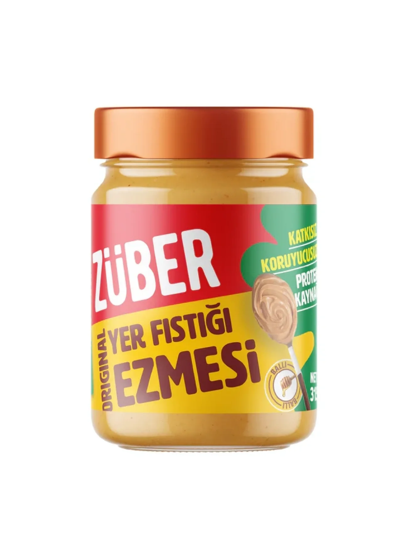 Züber %100 Yer Fıstığı Ezmesi Original 315 Gr