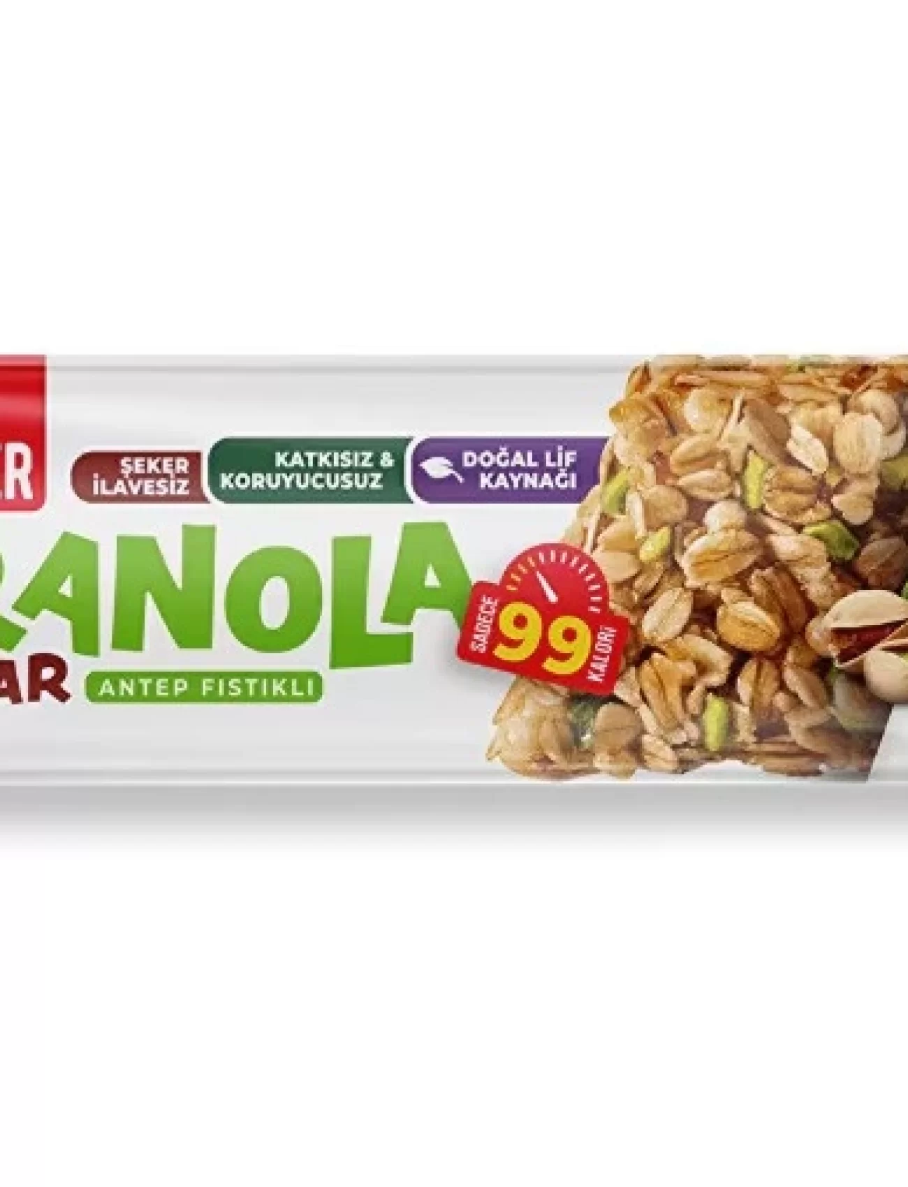 Züber Granola Bar Antep Fıstıklı 25 Gr