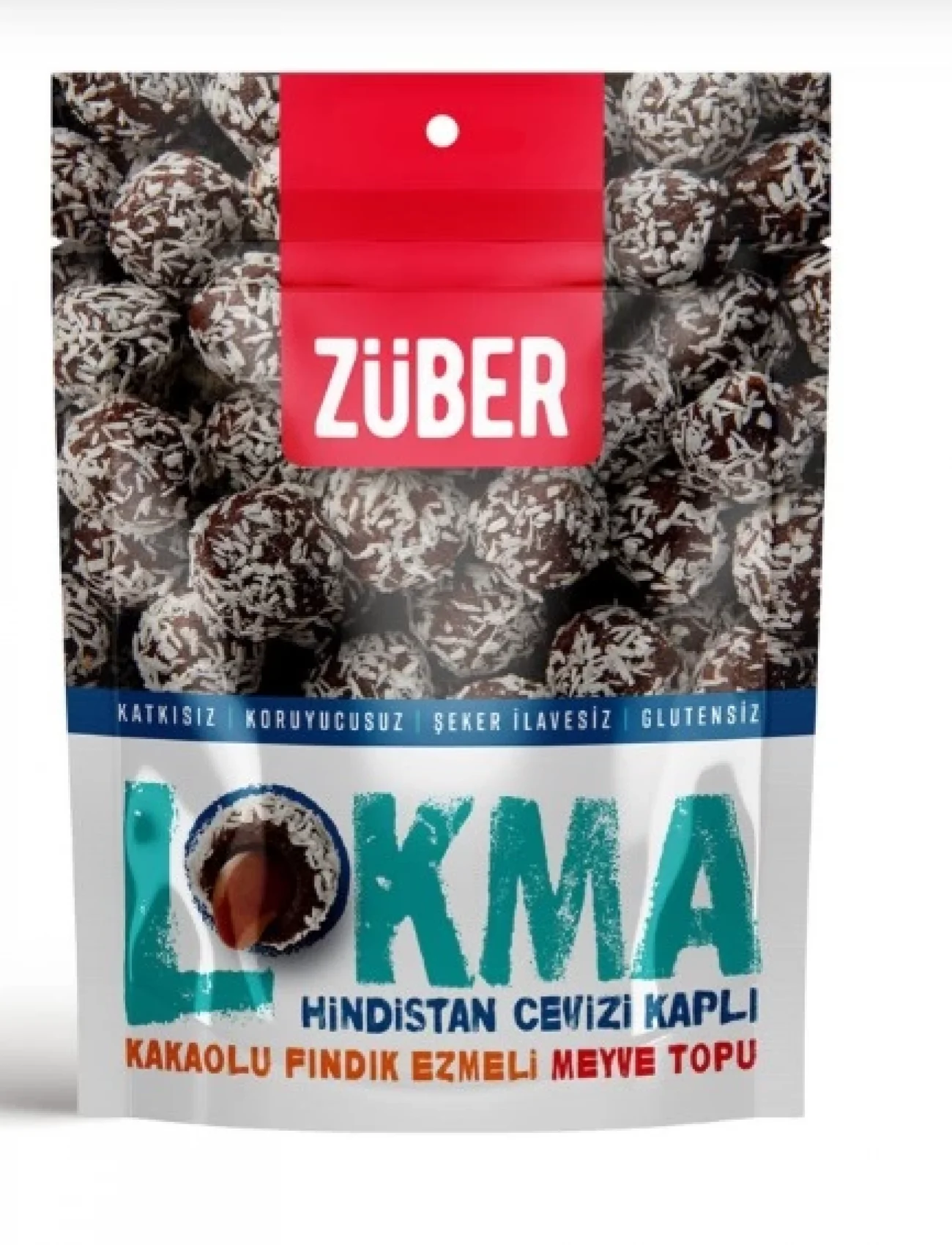 Züber Lokma Meyve Topu 96 Gr Hindistan Cevizli