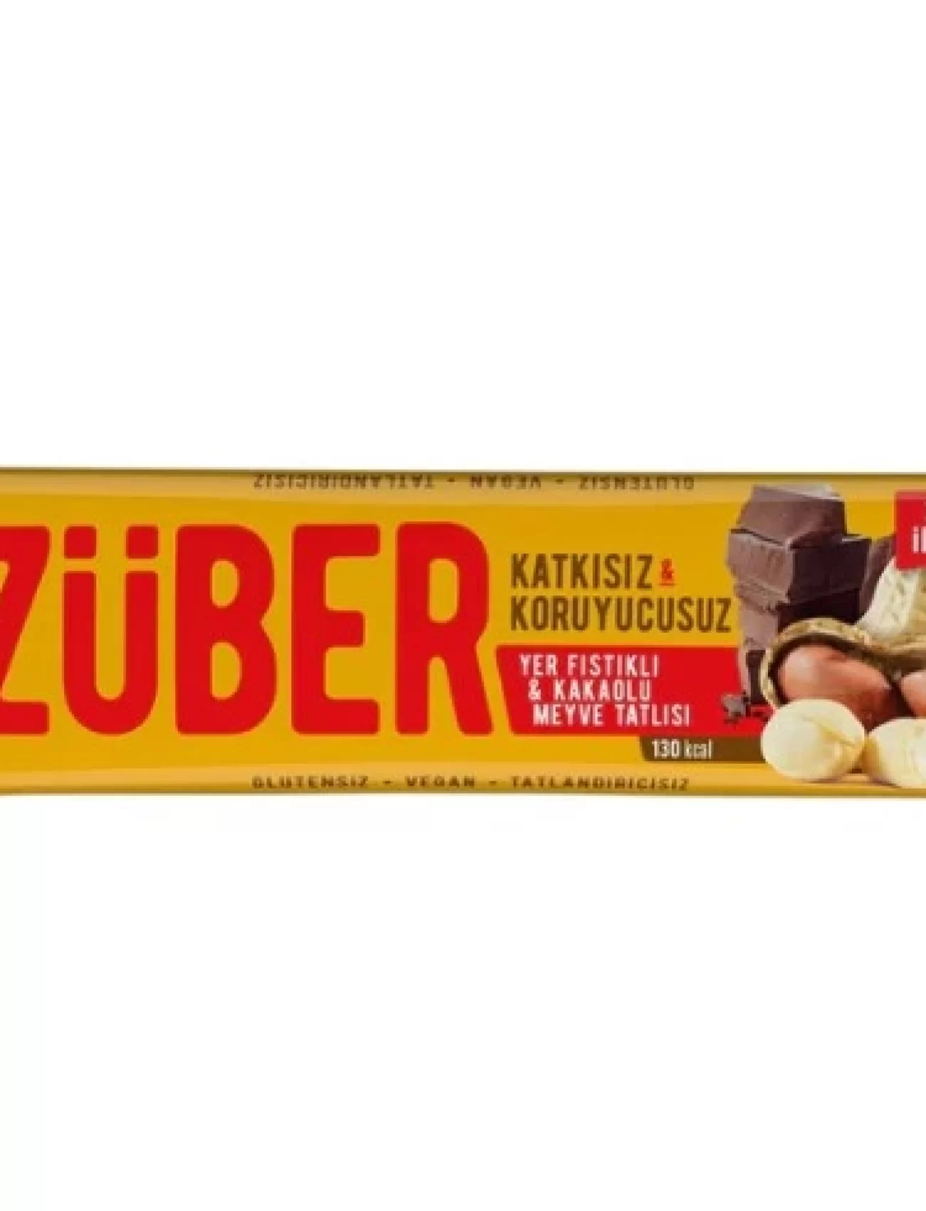Züber Meyve Barı 40 Gr Yer Fıstıklı Ve Kakaolu
