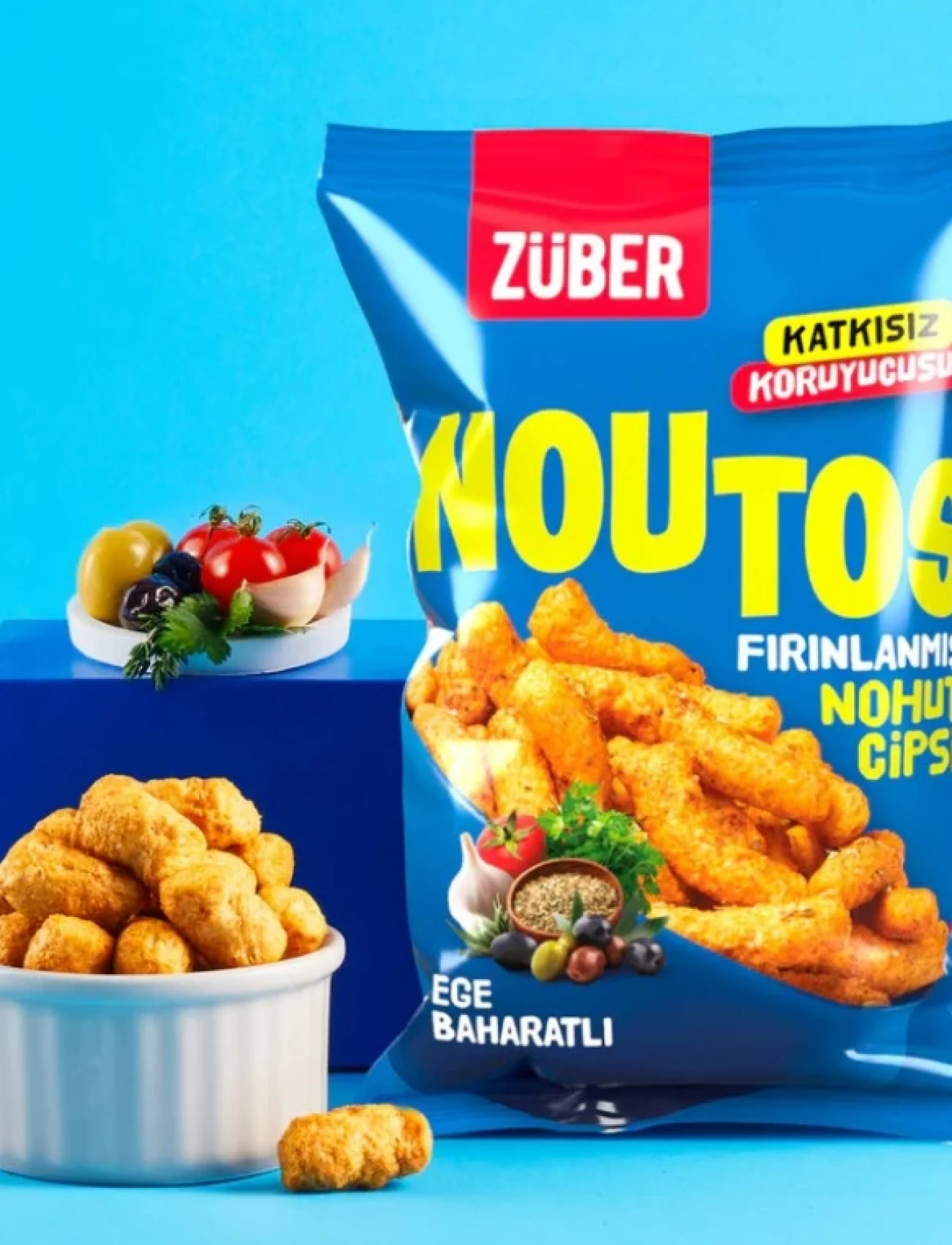 Züber Noutos Fırın Nohut Cipsi 55 Gr Ege Baharat