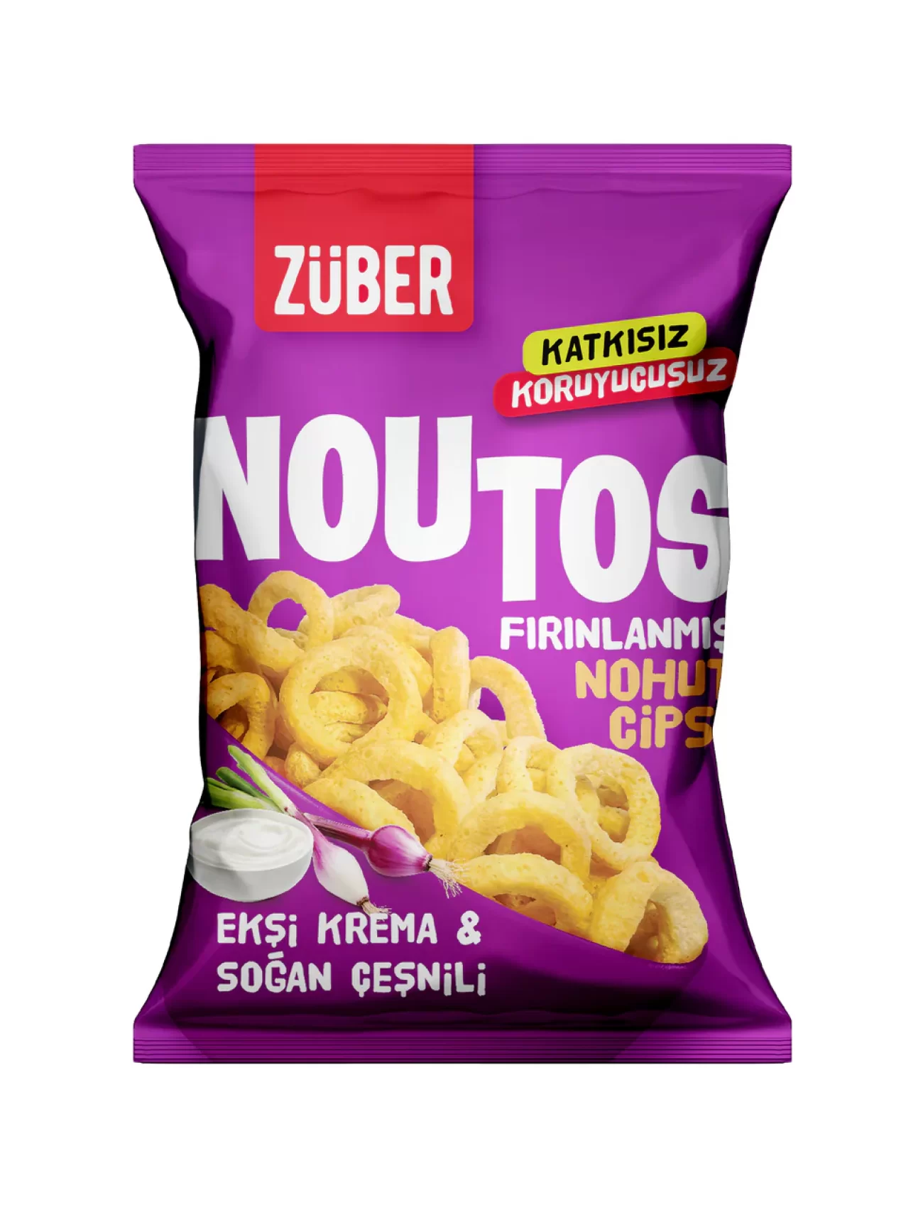 Züber Noutos Fırın Nohut Cipsi 55 Gr Ekşi Krema Ve Soğan