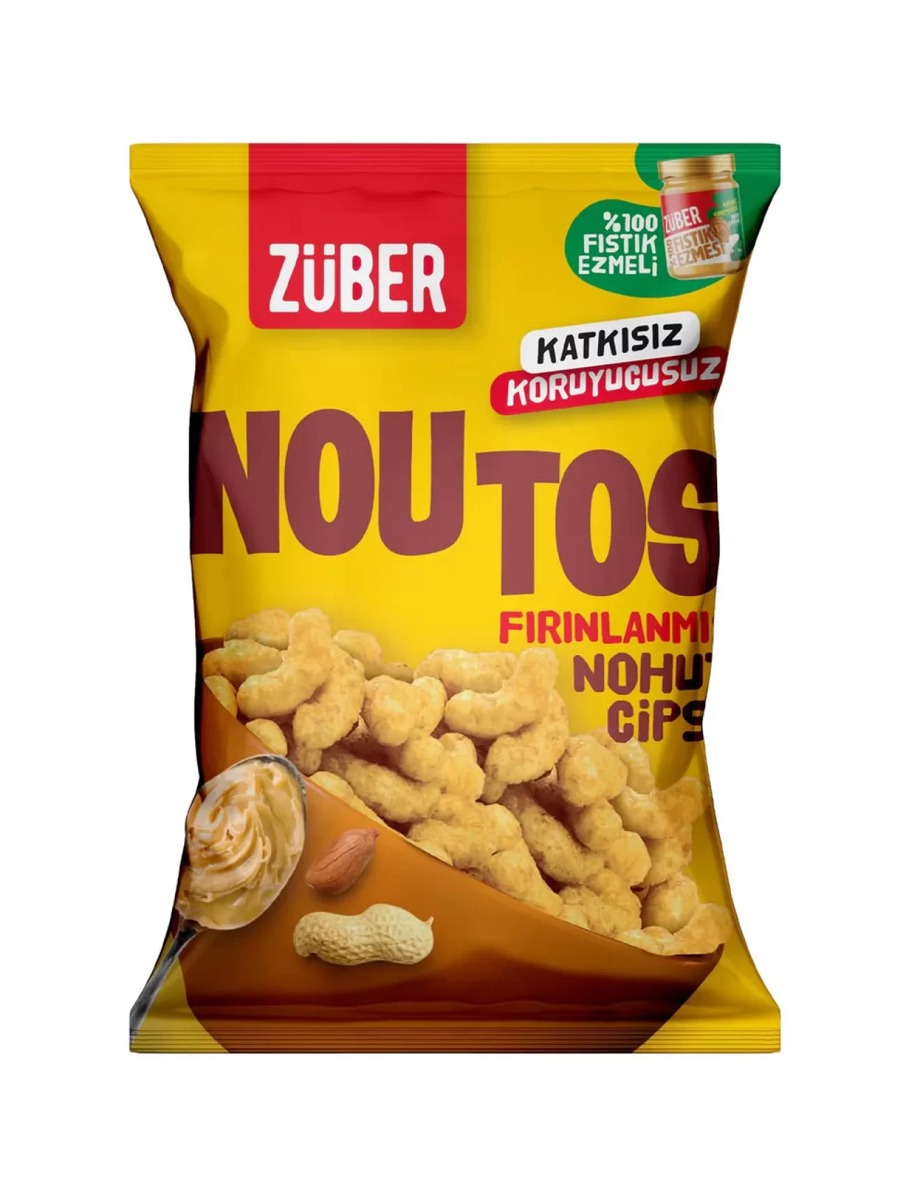 Züber Noutos Fırın Nohut Cipsi 55 Gr Fıstık